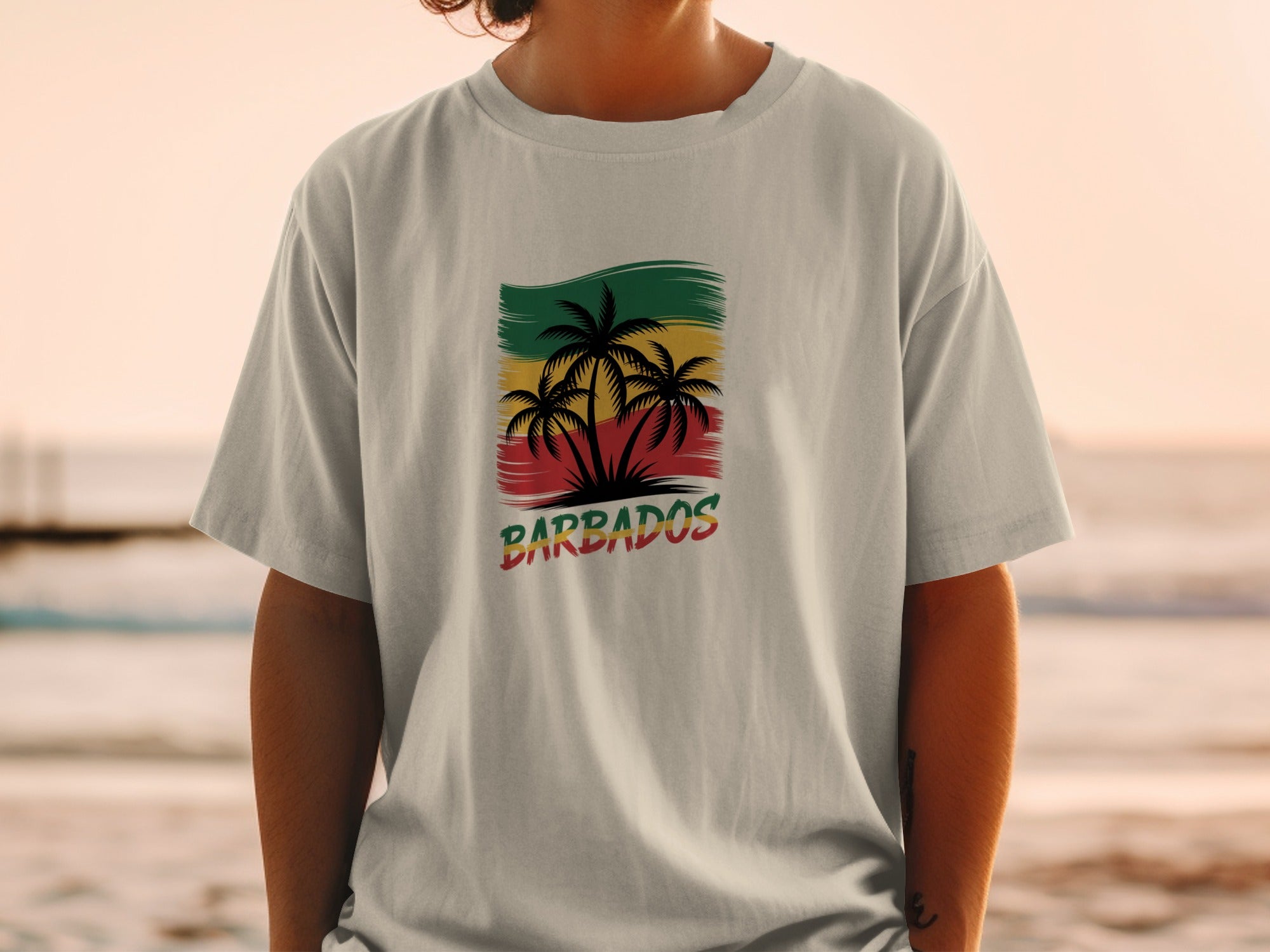 Stylish Barbados Tropical Vibes Short Sleeve Tee product