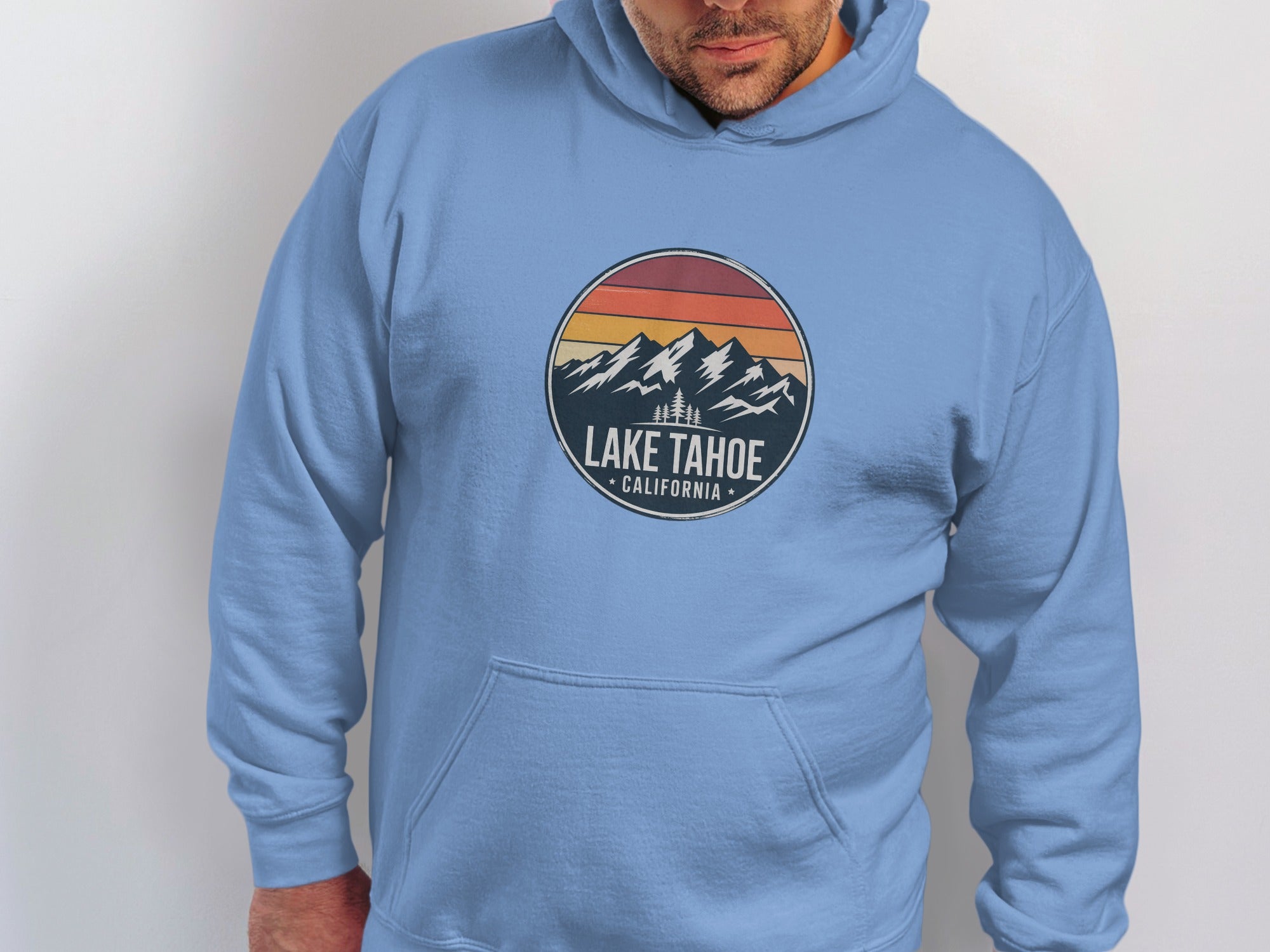 Lake Tahoe California Vintage Style Hoodie