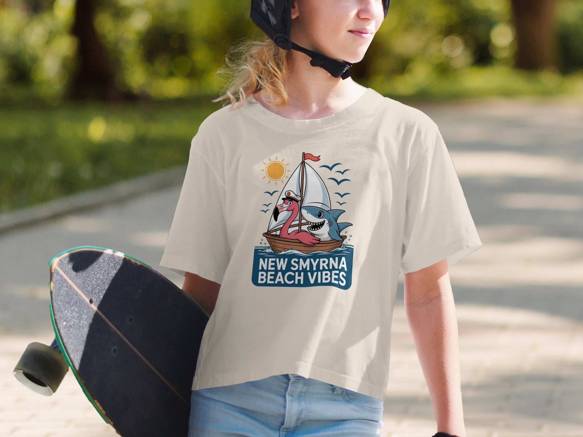 New Smyrna Beach Vibes Graphic Design T-shirt product