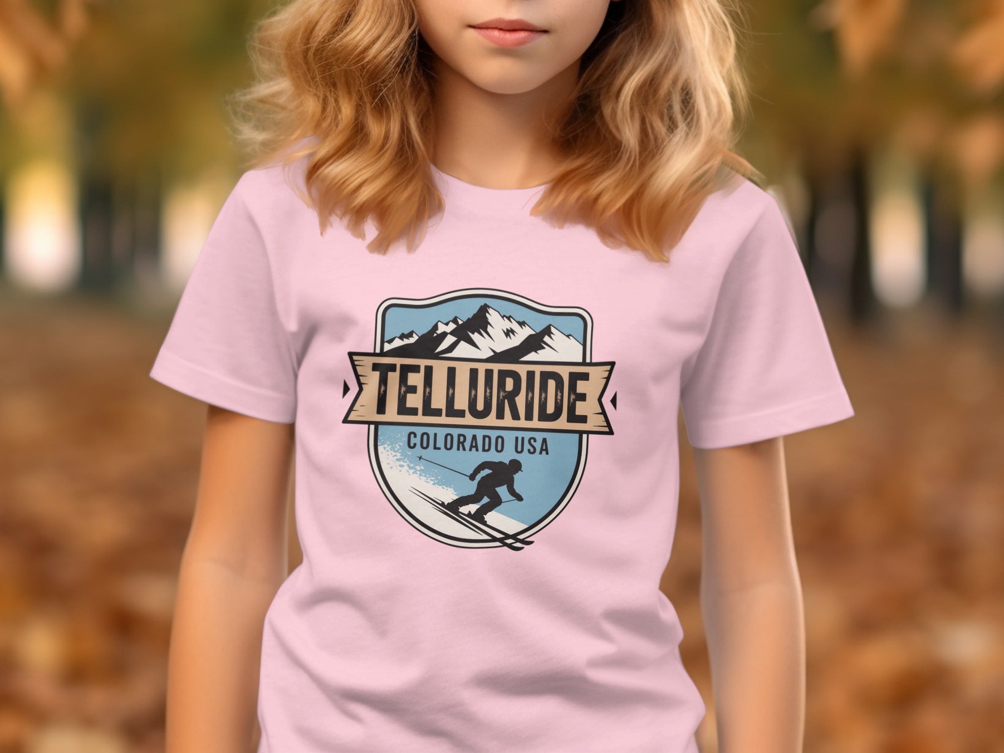 Explore Telluride Colorado USA Skiing T-Shirt Product