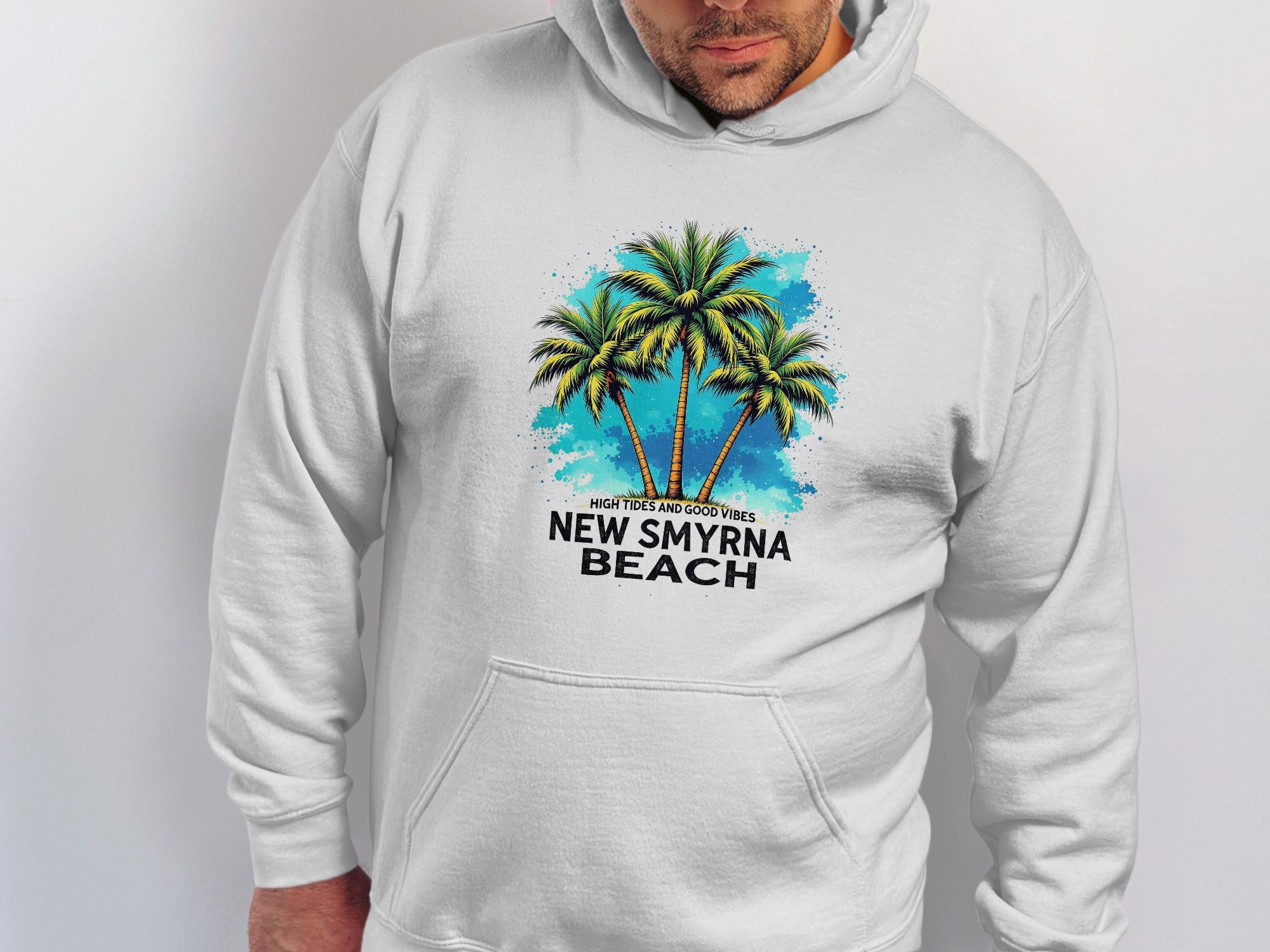 New Smyrna Beach High Tides Good Vibes Hoodie product type