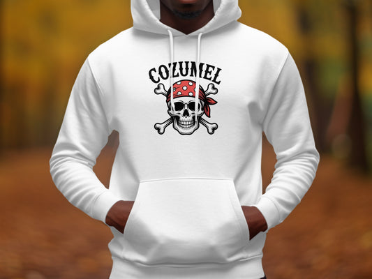 Cozumel Skull and Crossbones Hoodie product type