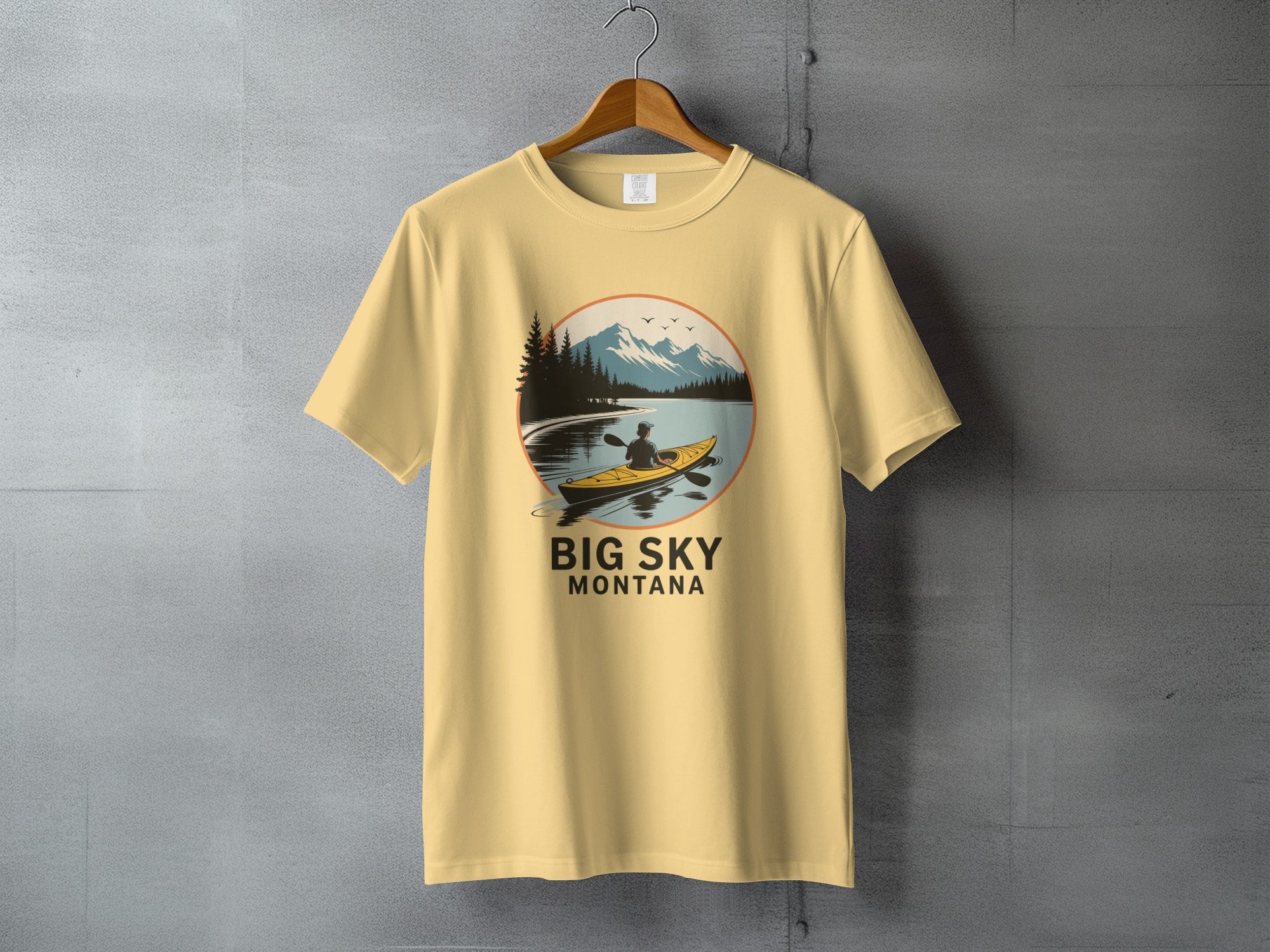 Big Sky Montana Scenic Design Graphic T-Shirt