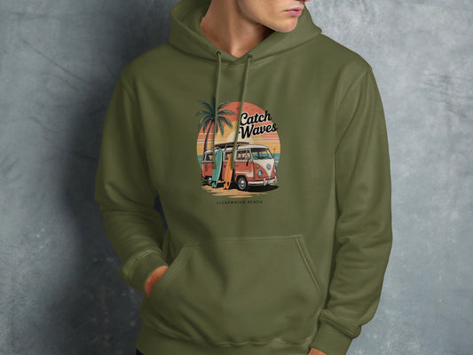 Catch Waves Clearwater Beach Hoodie product type