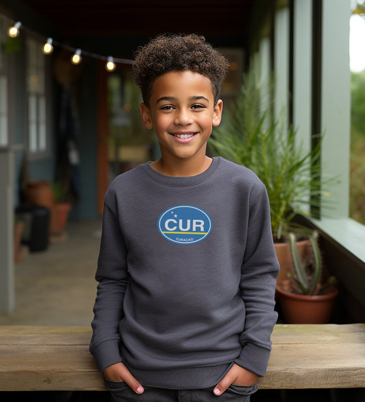 Curaçao Print Design Youth Sweatshirt product