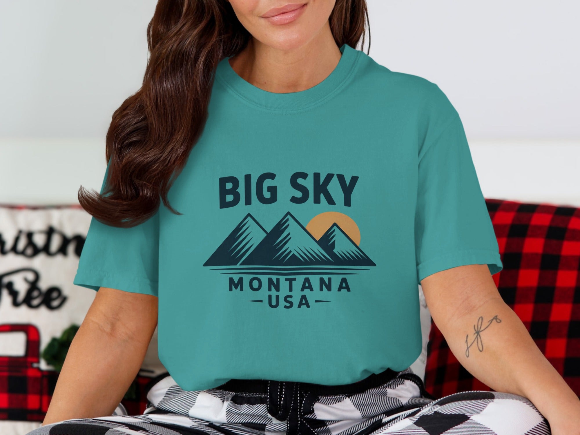 Big Sky Montana USA Graphic Design T-shirt product