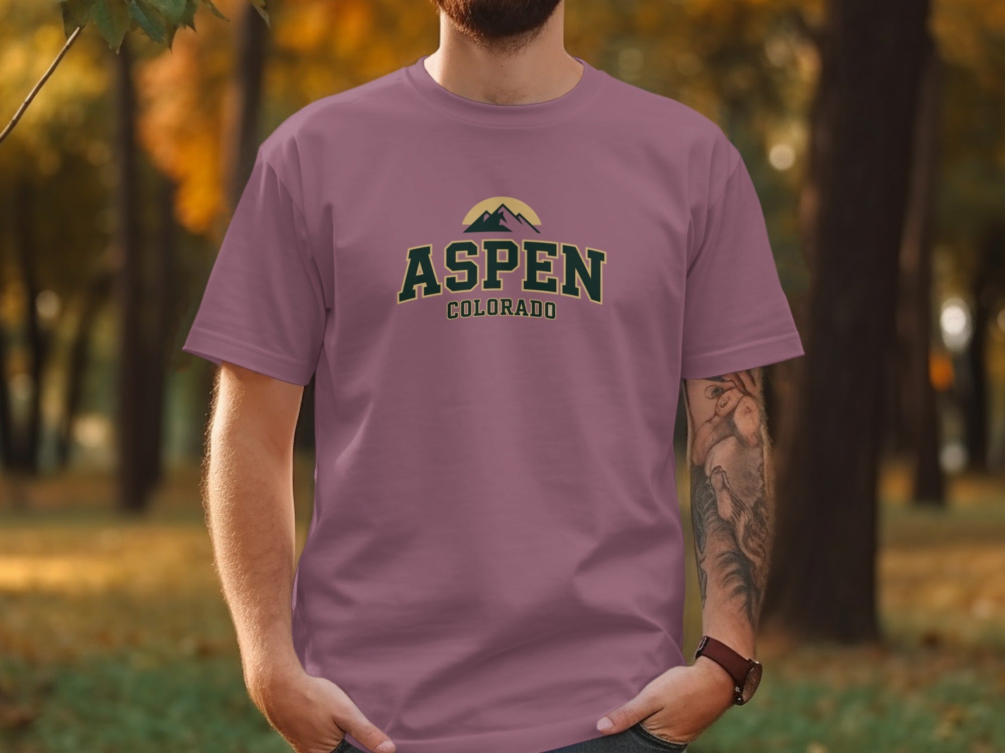 Aspen Colorado Graphic Tee Stylish Casual Product