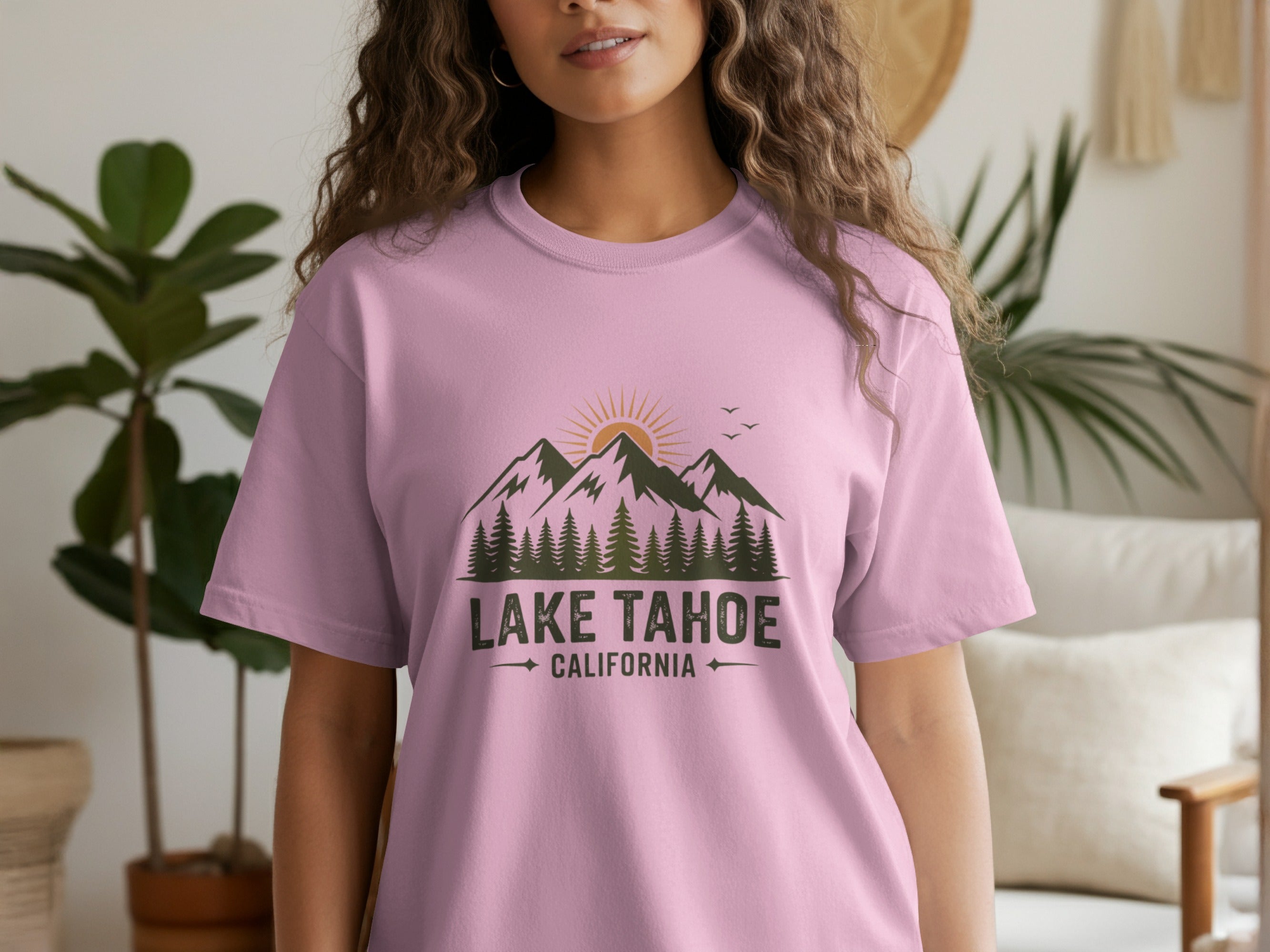 Lake Tahoe California Mountain Design T-Shirt product type