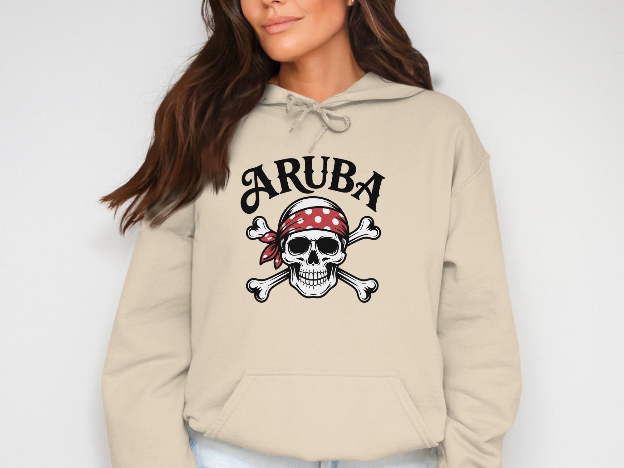 Aruba Pirate Skull and Crossbones Hoodie product