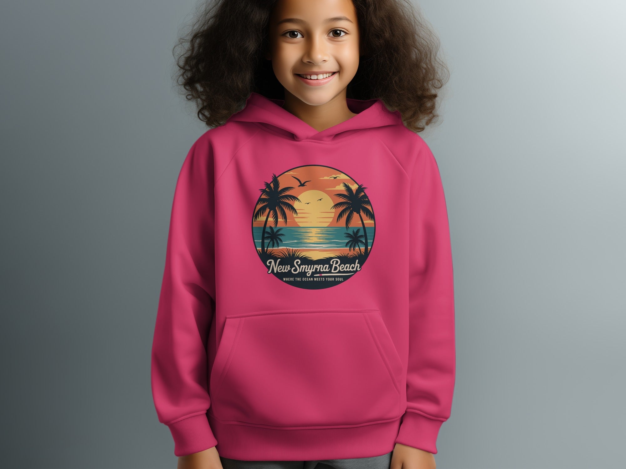 New Smyrna Beach Sunset Graphic Hoodie product