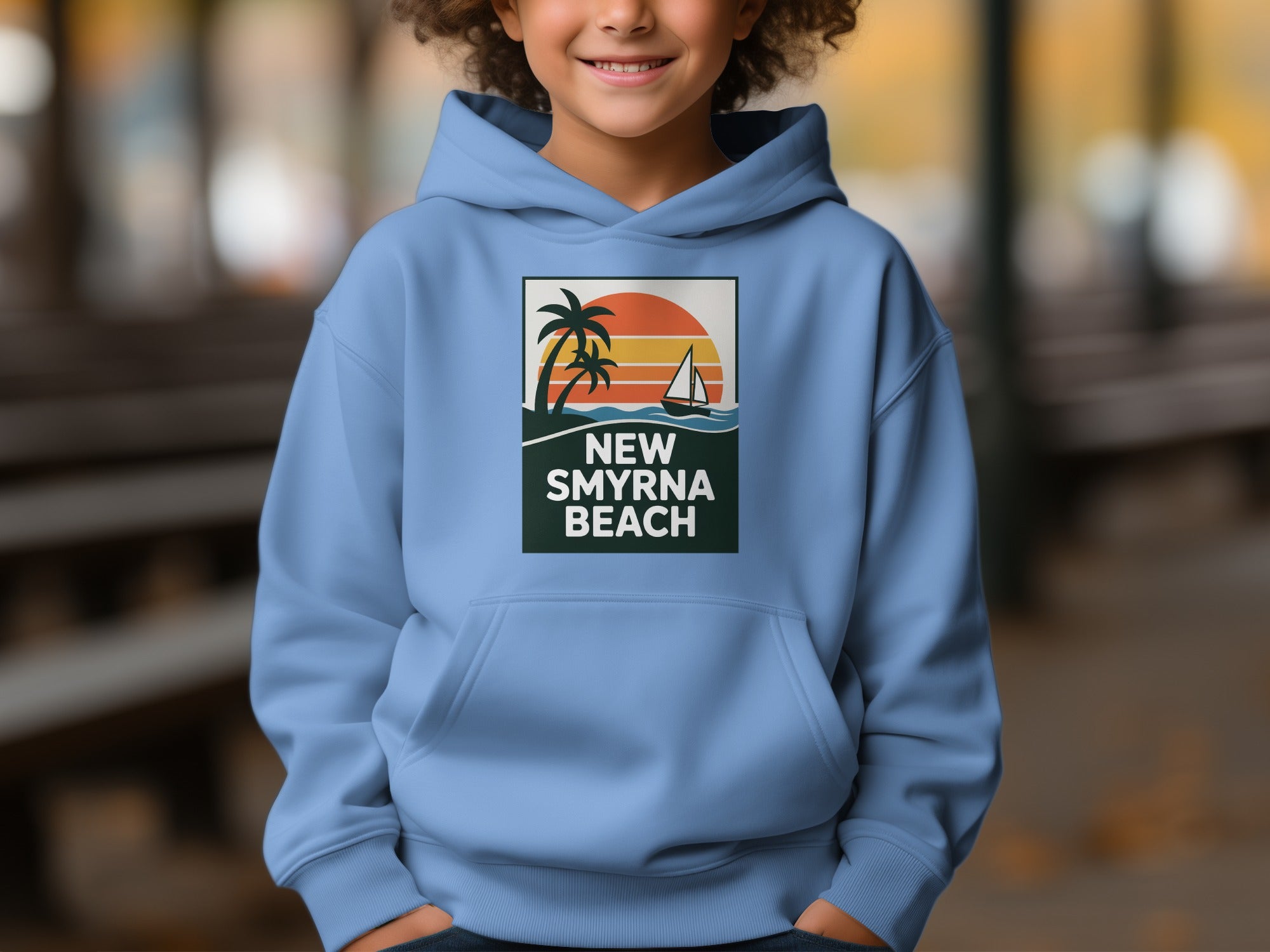 New Smyrna Beach Sunset Graphic Hoodie product