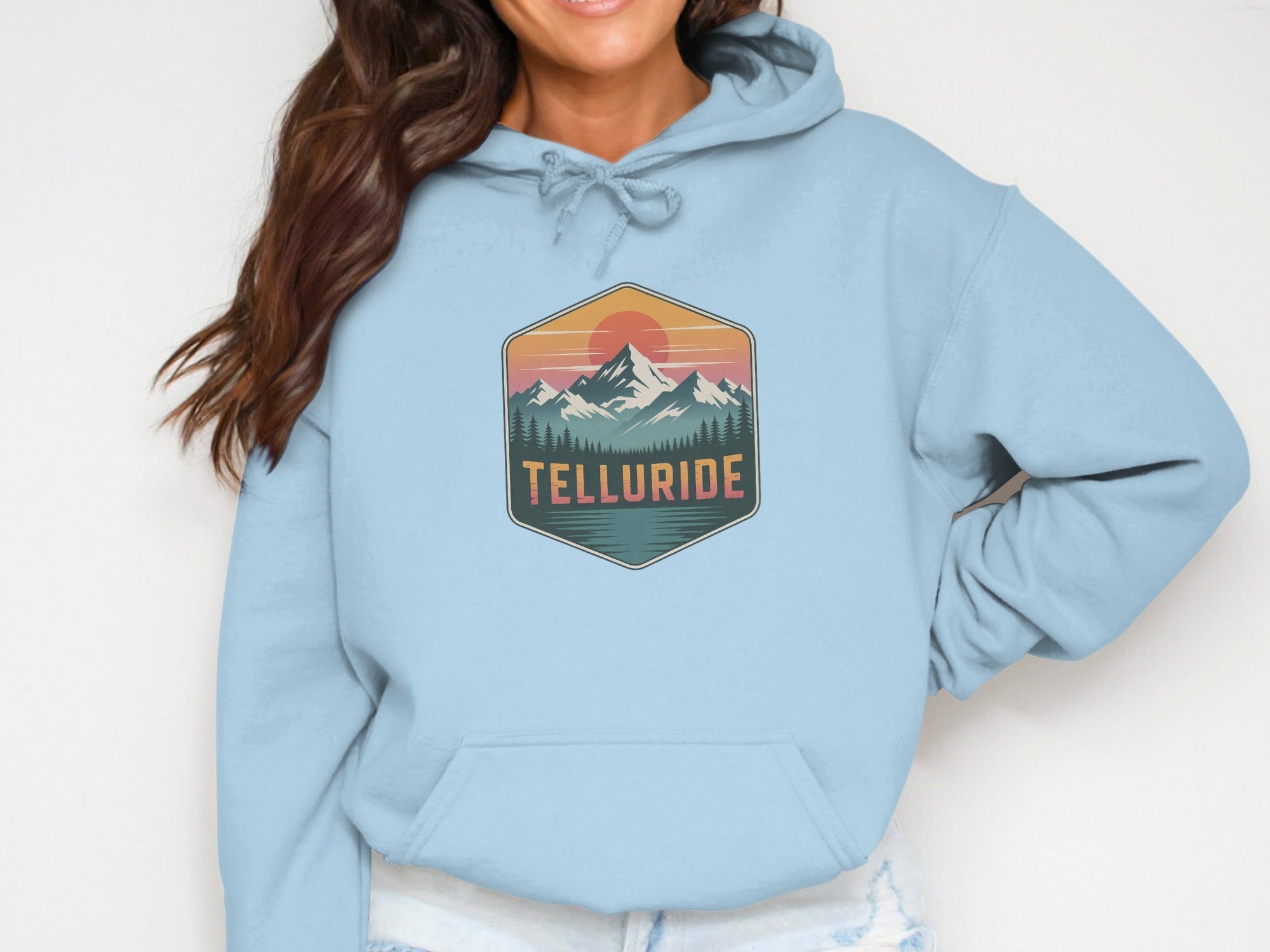 Telluride Womens Hoodies Explore Telluride Mountains Hoodie