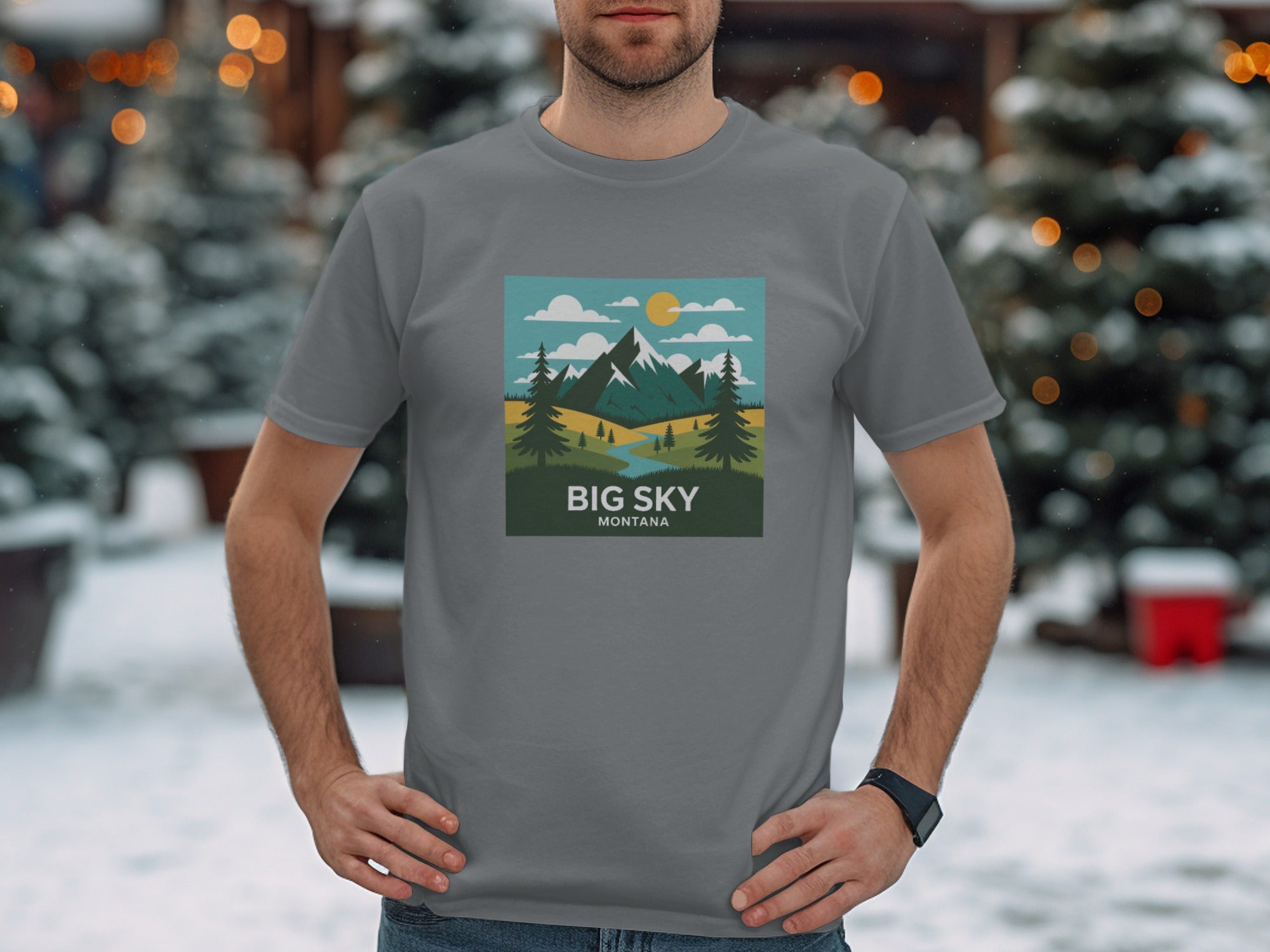 Big Sky Montana Graphic Tee for Adventurers