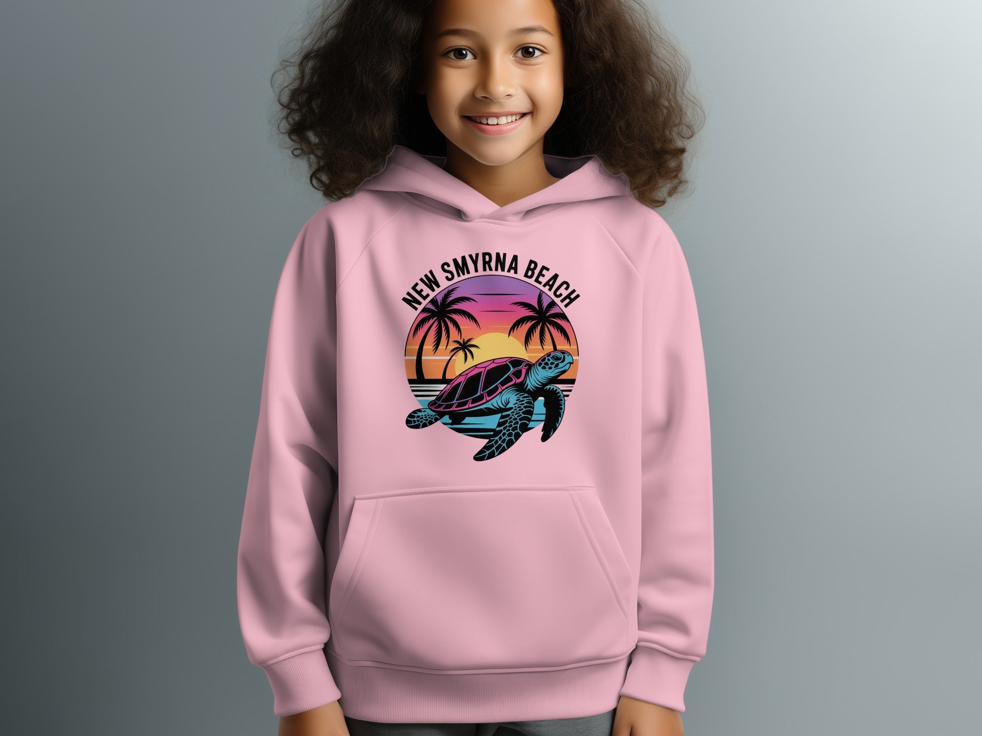 New Smyrna Beach Turtle Graphic Hoodie product