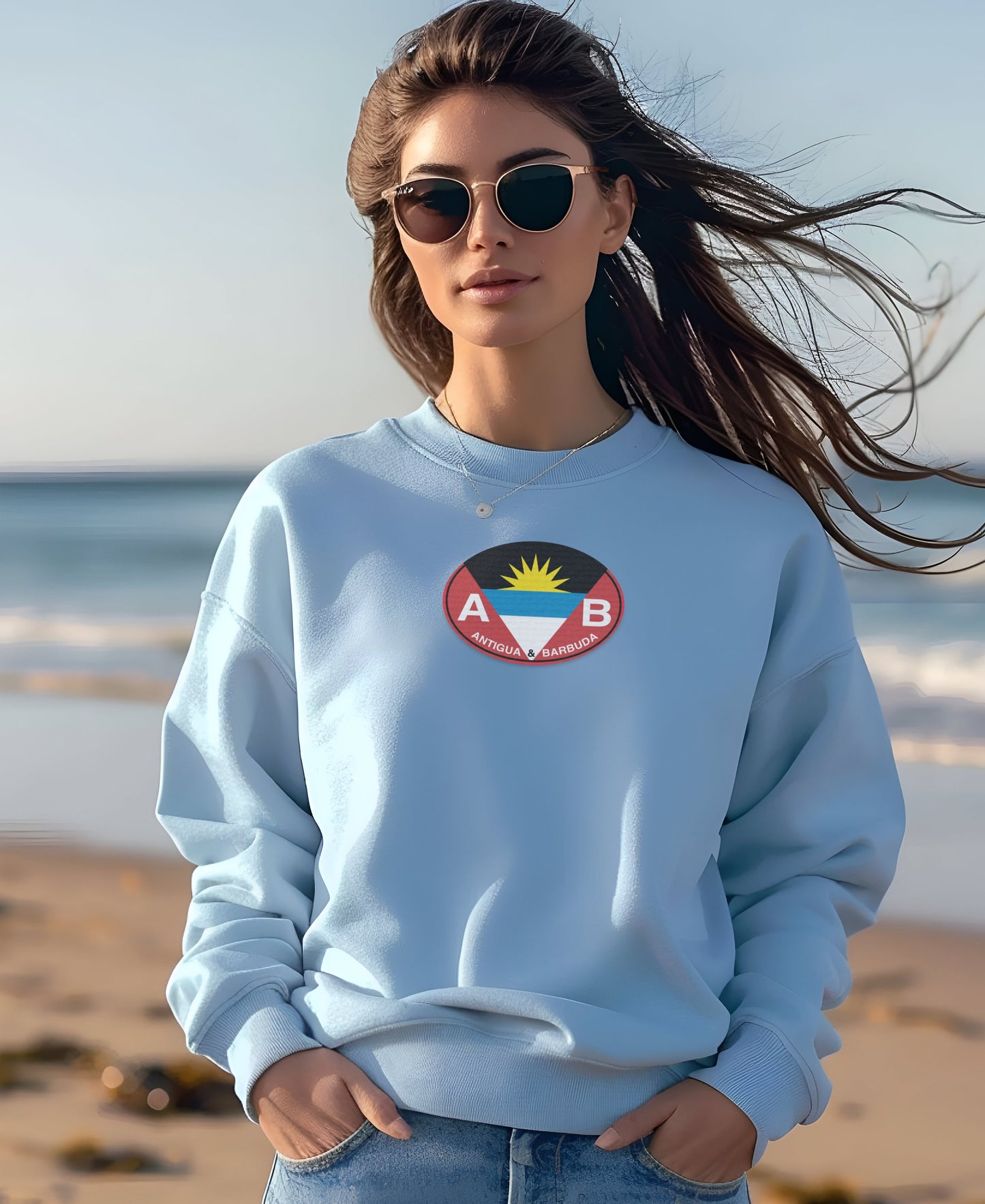 Antigua and Barbuda Emblem Sweatshirt product type