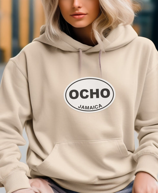 Ocho Rios Island Beats & Cool Breeze Womens Hoodie