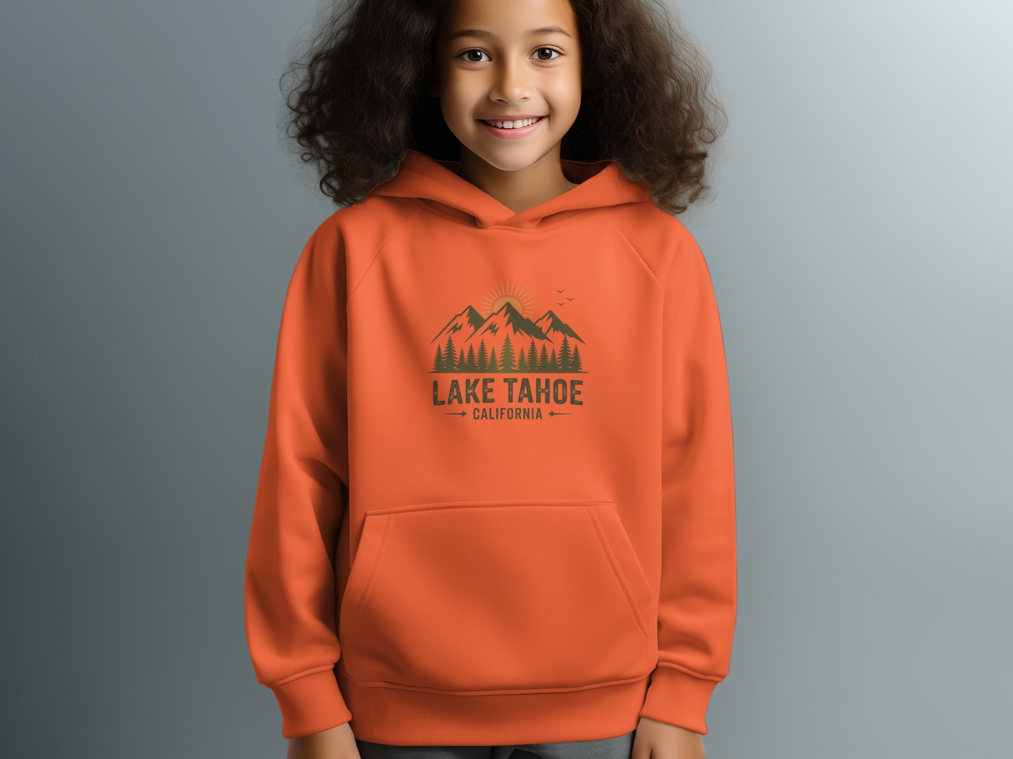 Lake Tahoe California Graphic Hoodie for Stylish Look
