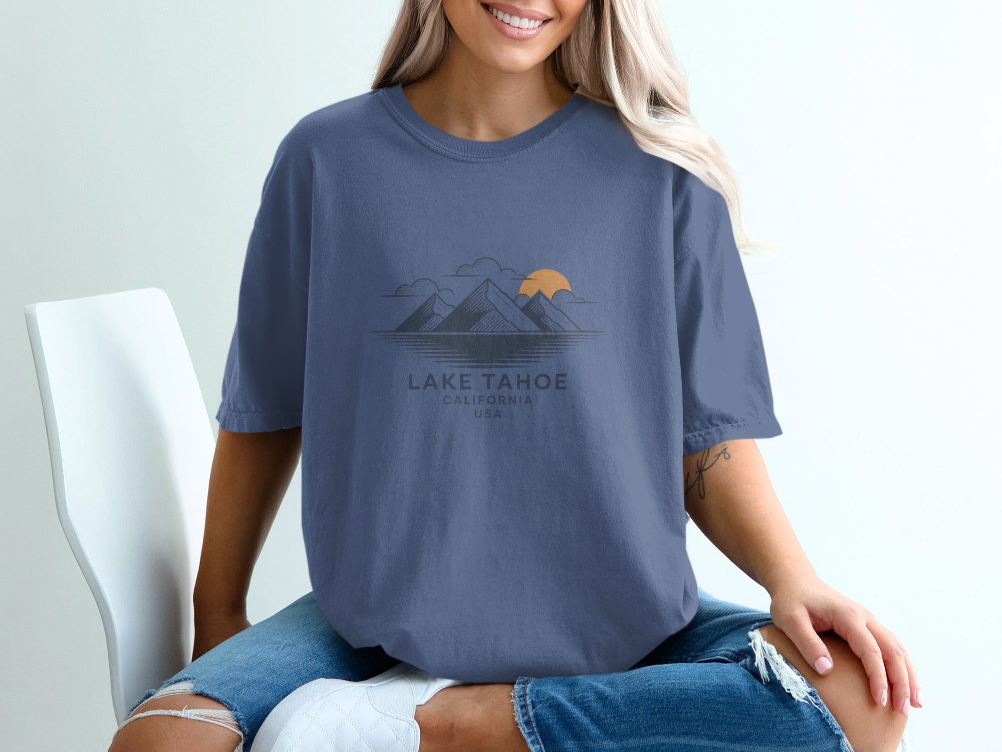 Lake Tahoe California USA Graphic Print Apparel product