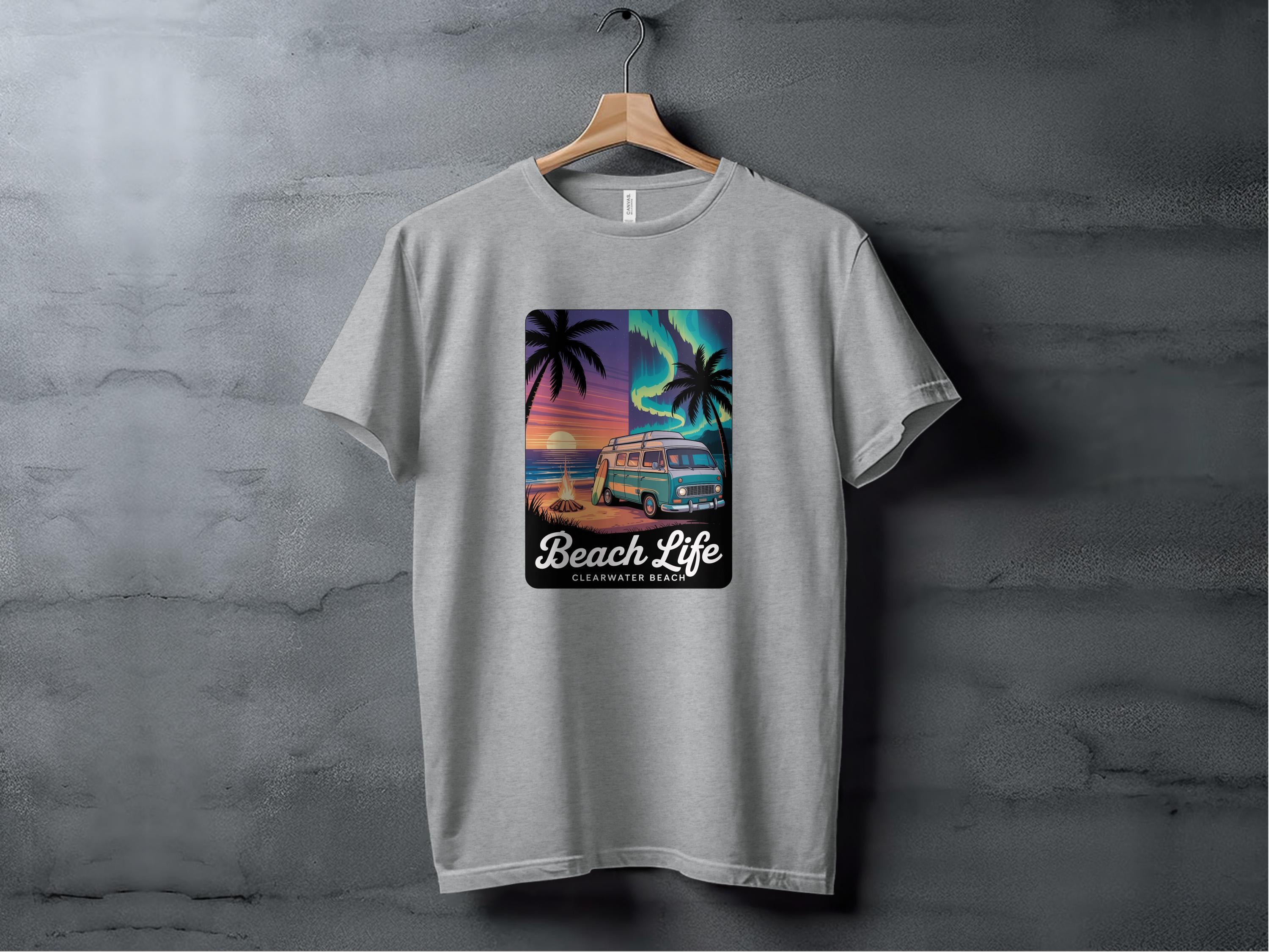 Beach Life Clearwater Beach Scenic Graphic T-Shirt product