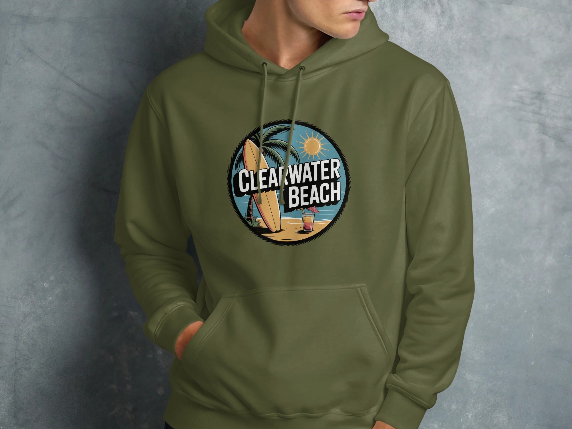 Clearwater Beach Design Hooded Product