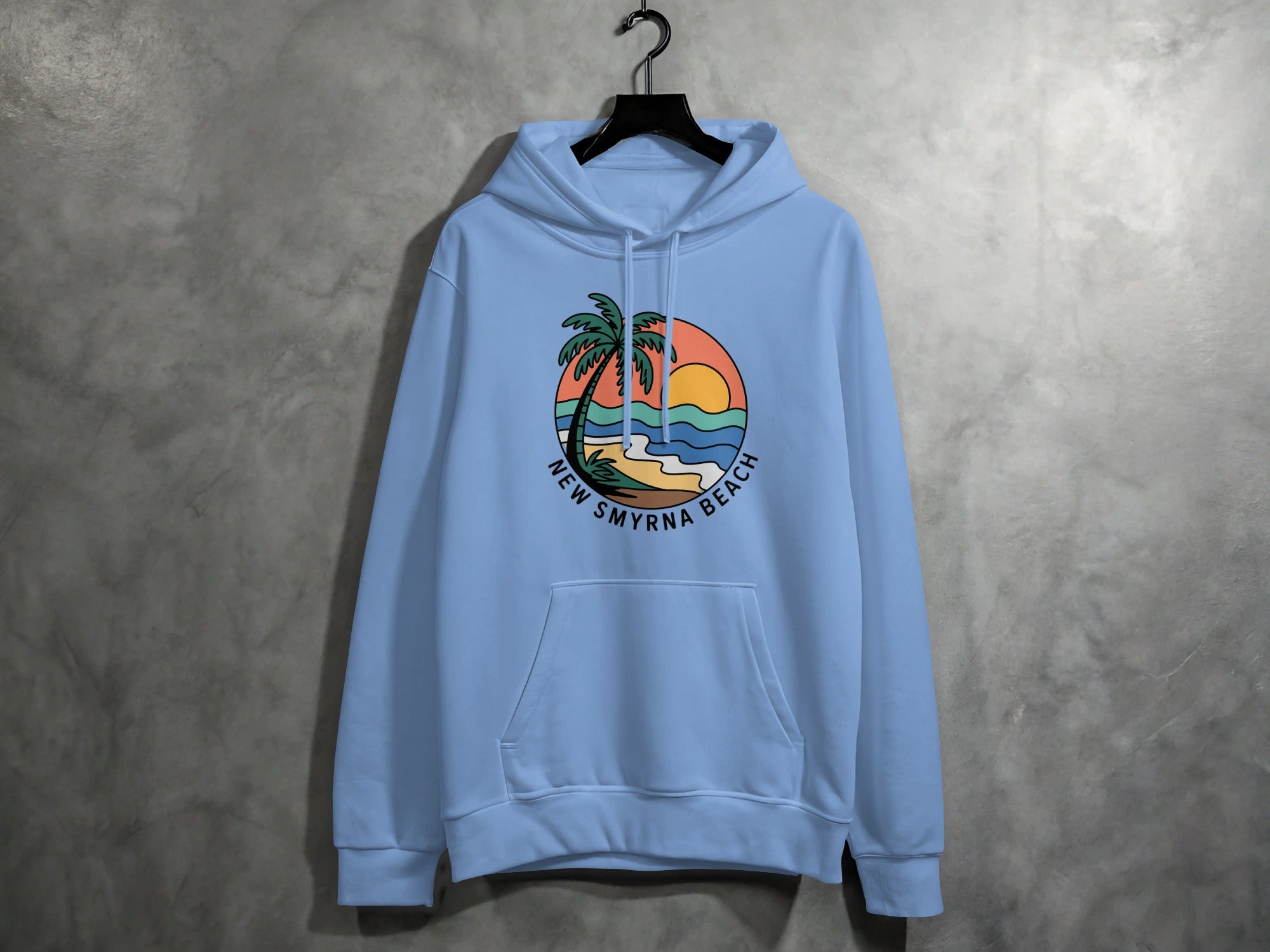 Relaxed Fit New Smyrna Beach Graphic Hoodie product type