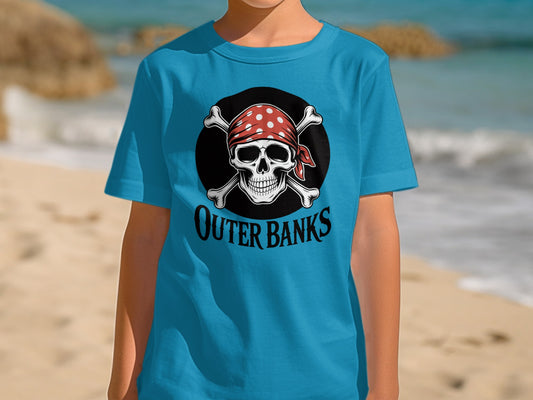 Outer Banks Skull and Crossbones T-shirt product type
