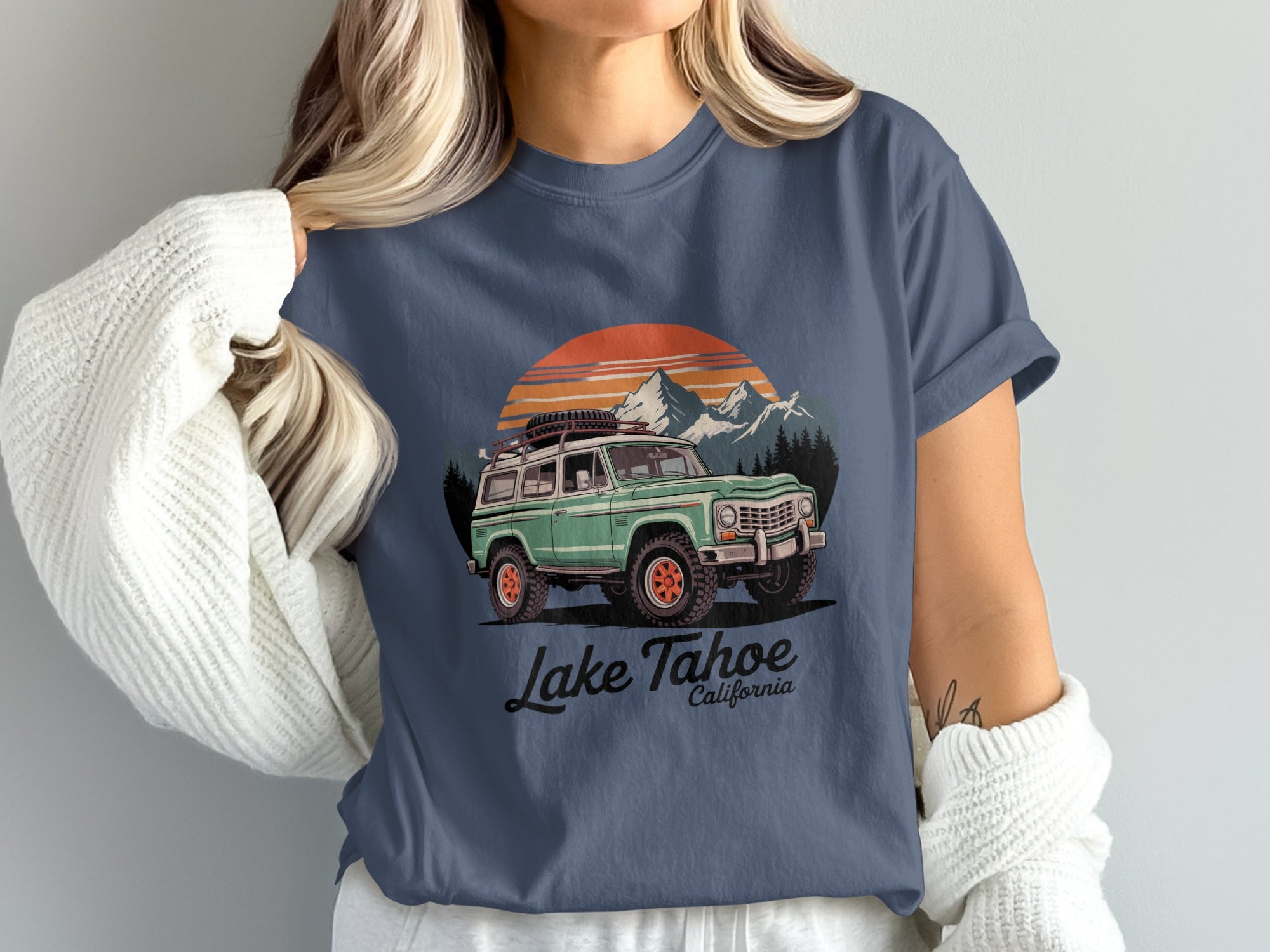Retro Lake Tahoe California Graphic Tee product