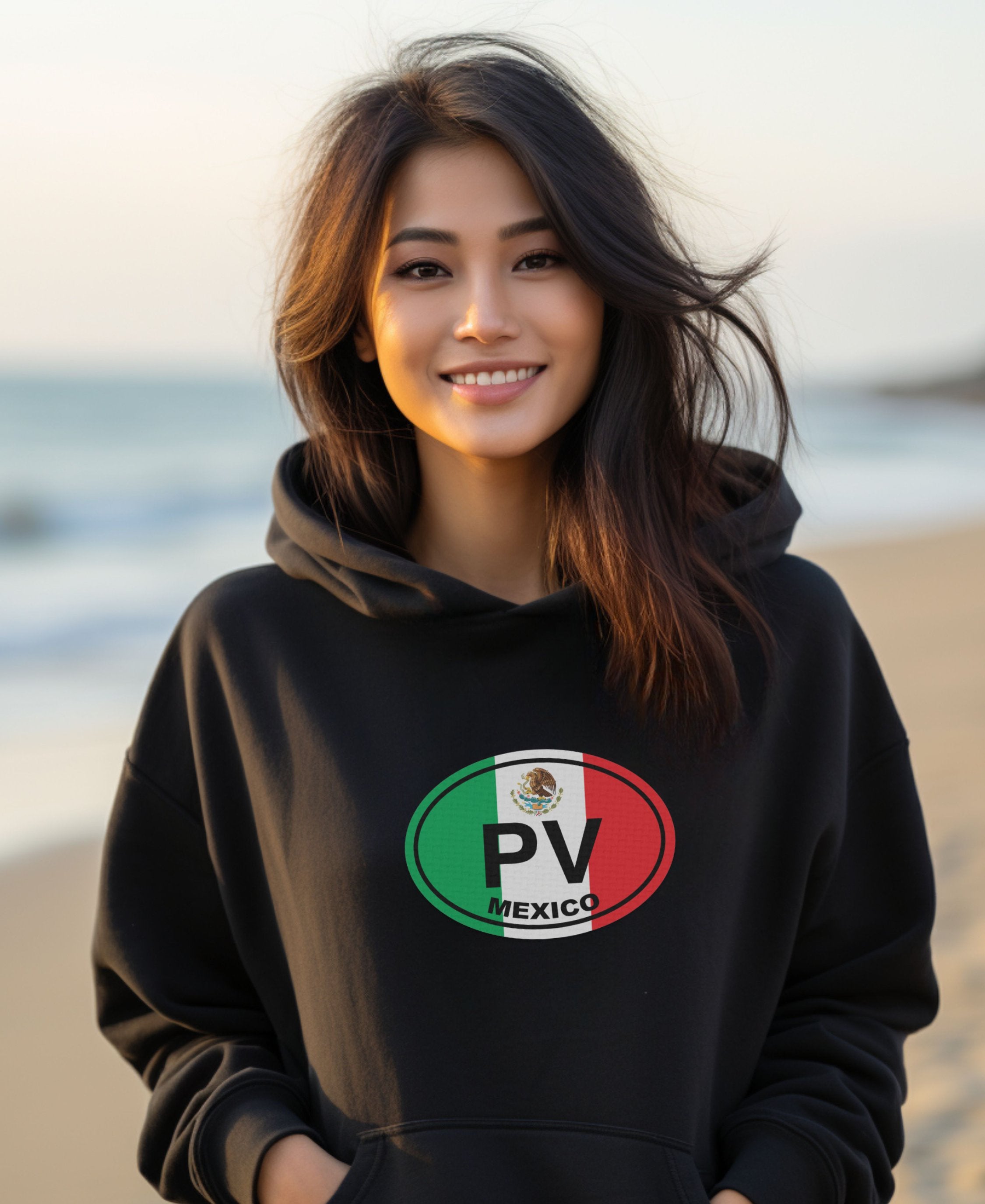 Puerto Vallarta Bay Views & Fest Style Womens Hoodie