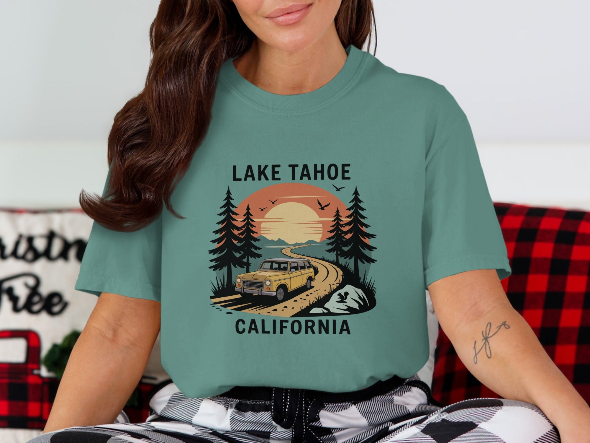 Lake Tahoe California Graphic Tee Shirt product type