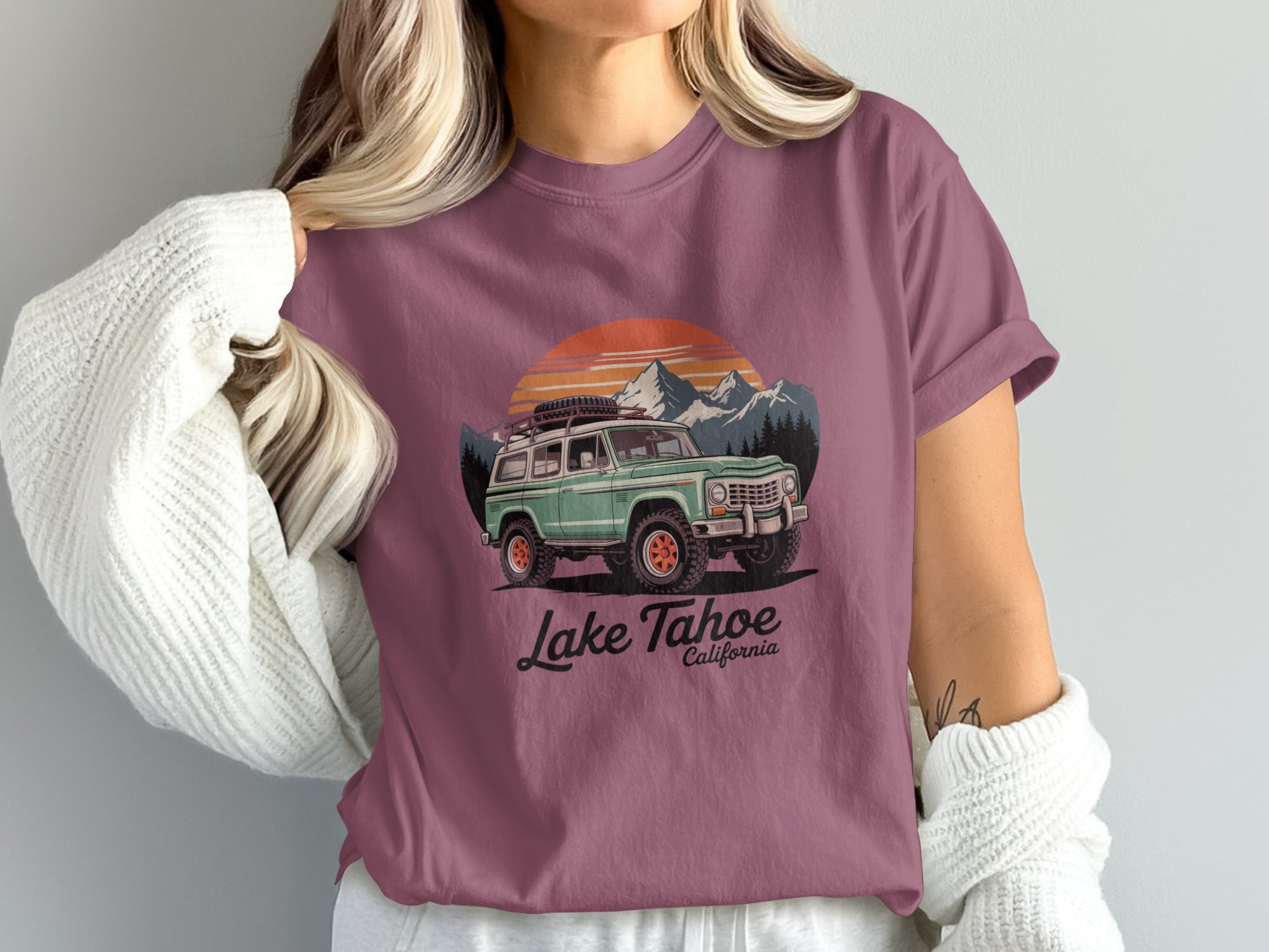 Lake Tahoe California Vintage Graphic Tee product