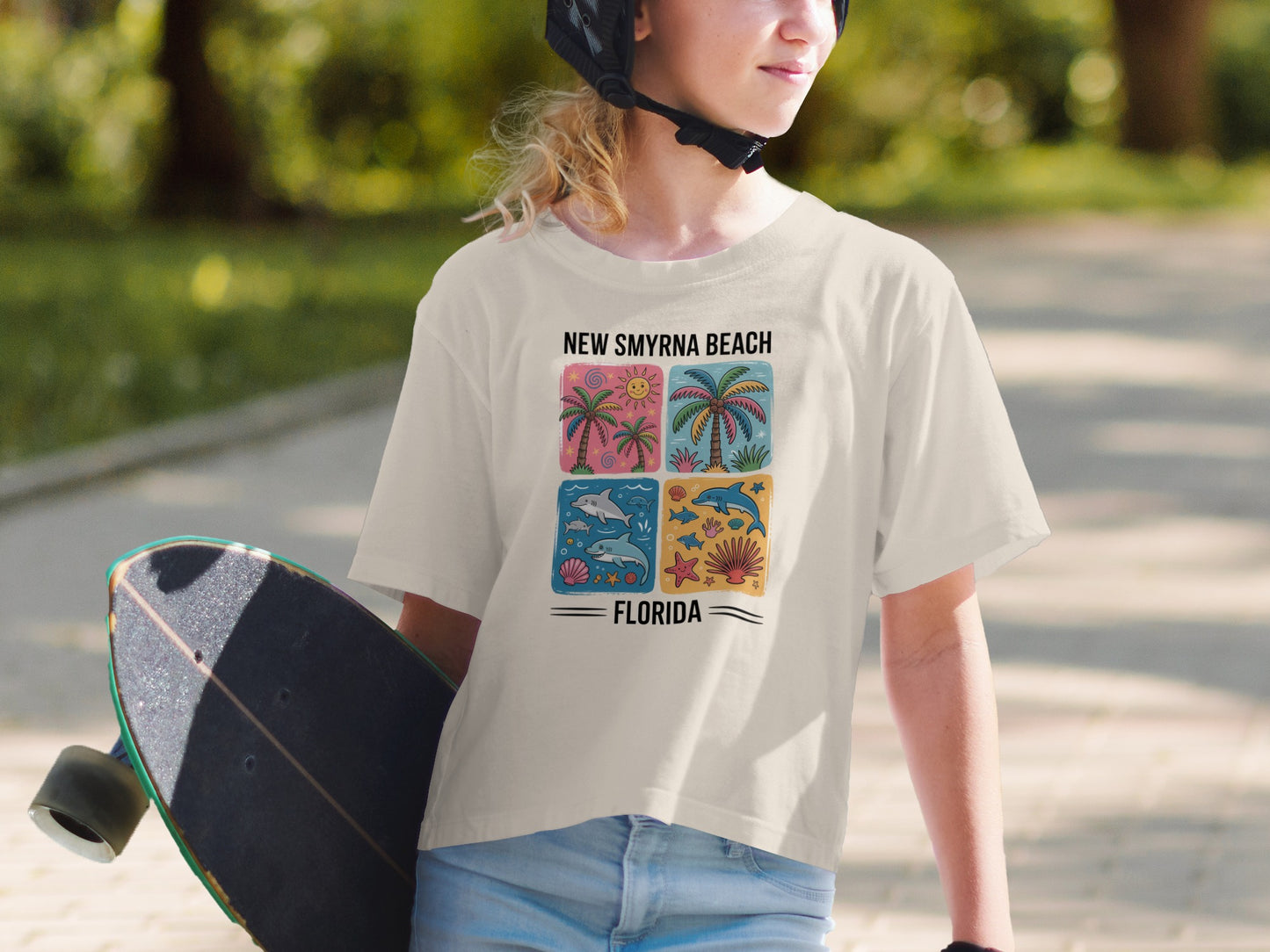 New Smyrna Beach Florida Graphic Print T-Shirt product