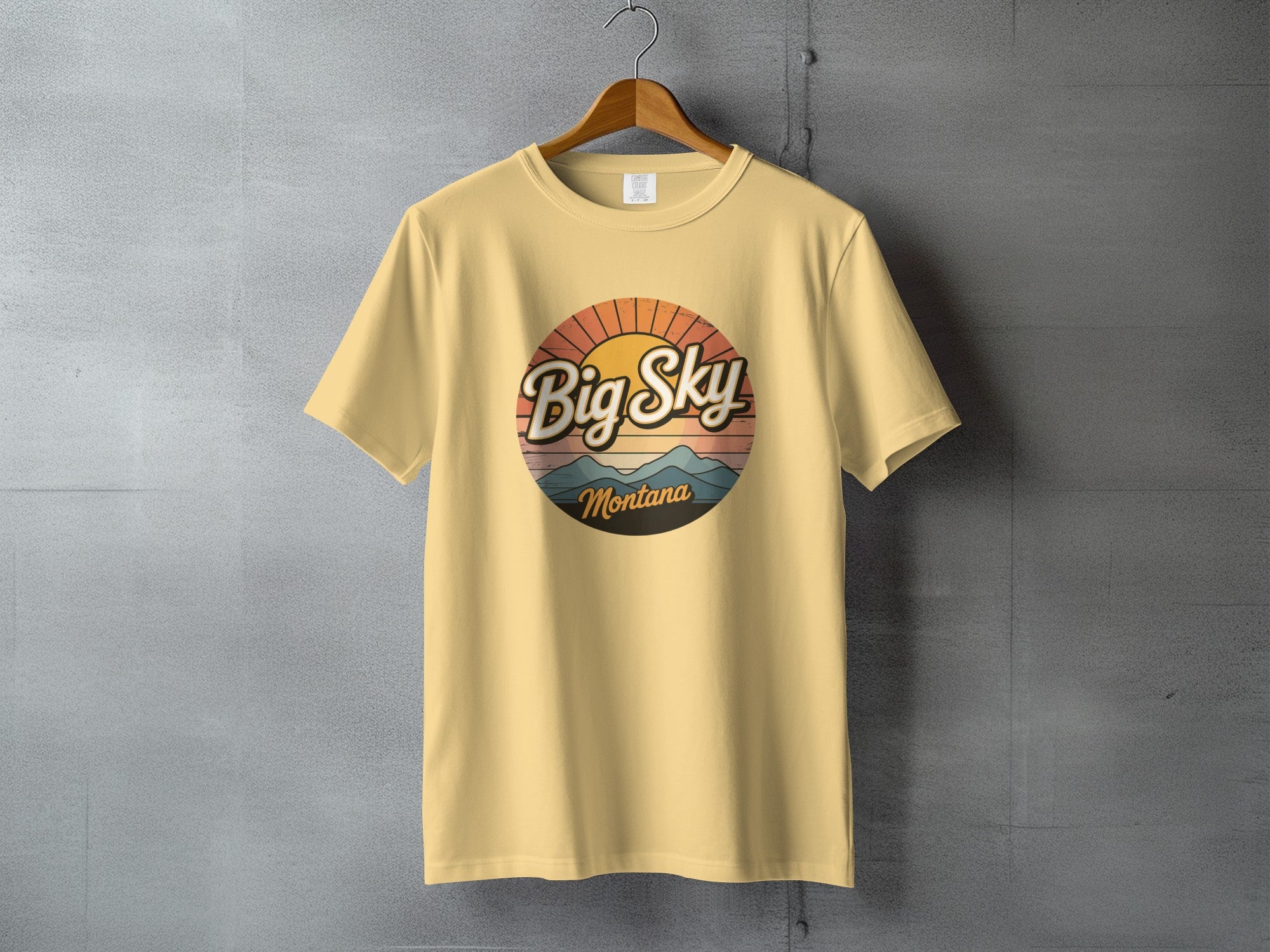 Big Sky Montana Scenic Graphic T-Shirt