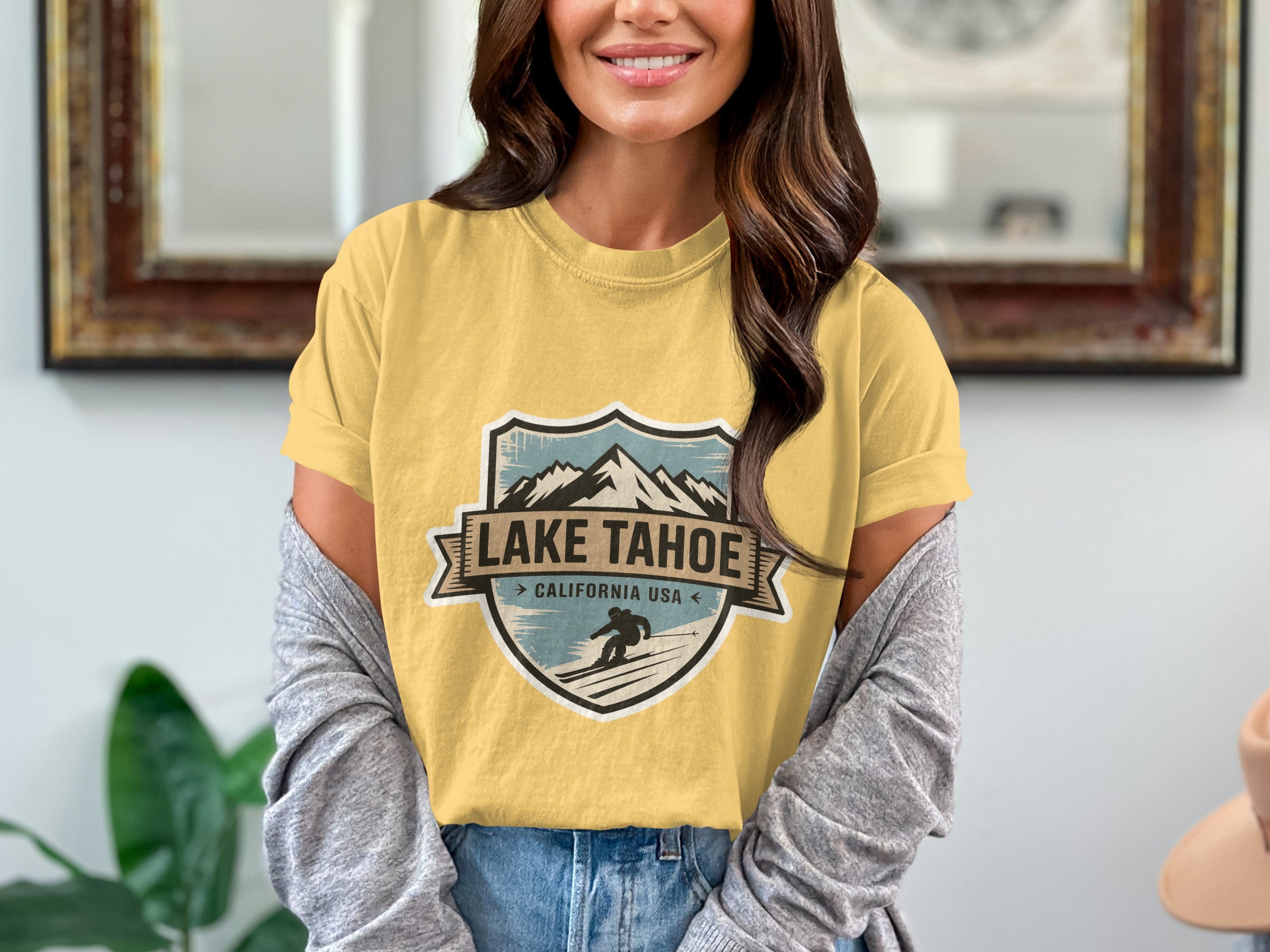 Lake Tahoe Mountains California USA Graphic Shirt product