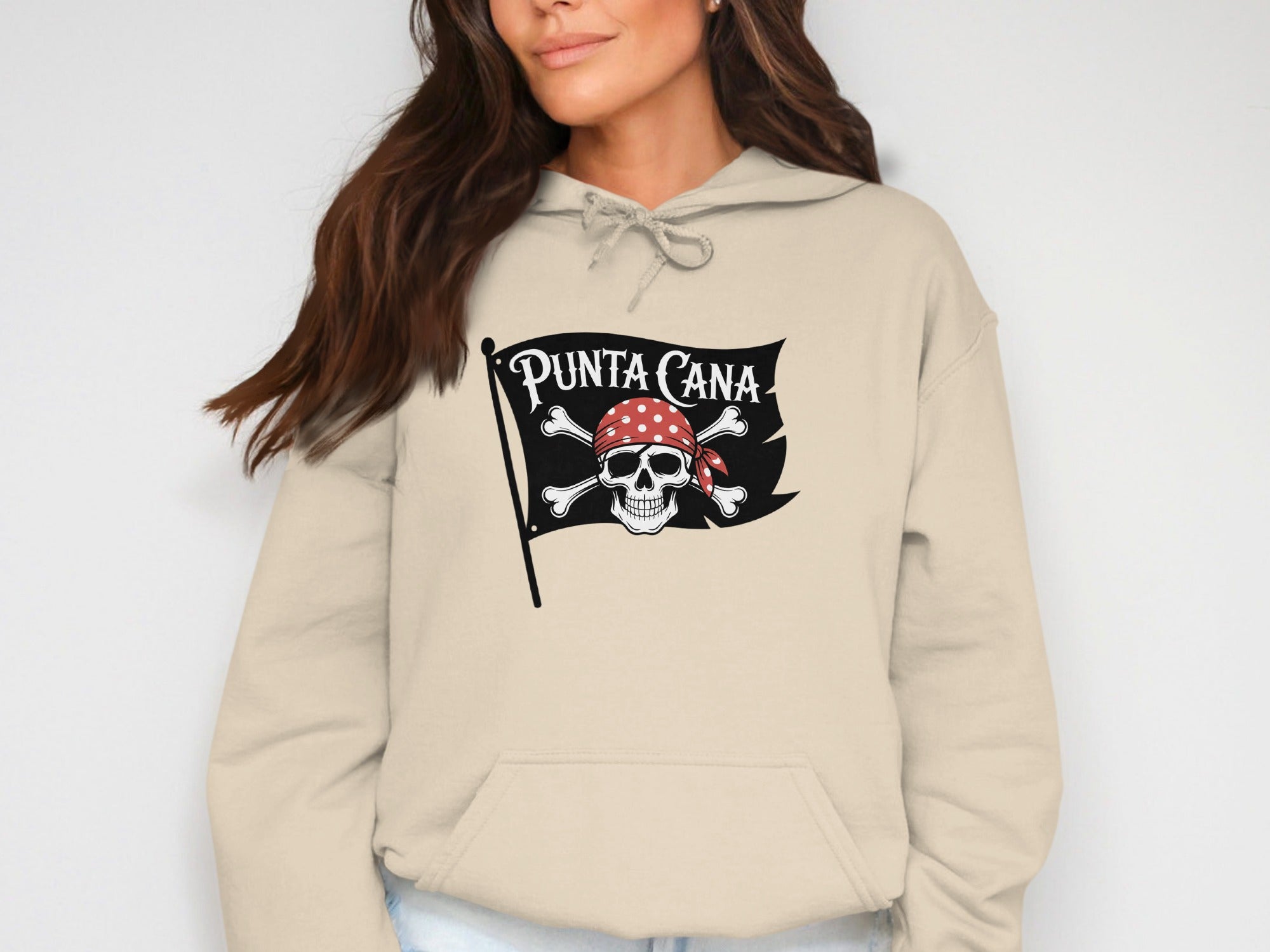 Punta Cana Skull Flag Graphic Hoodie product