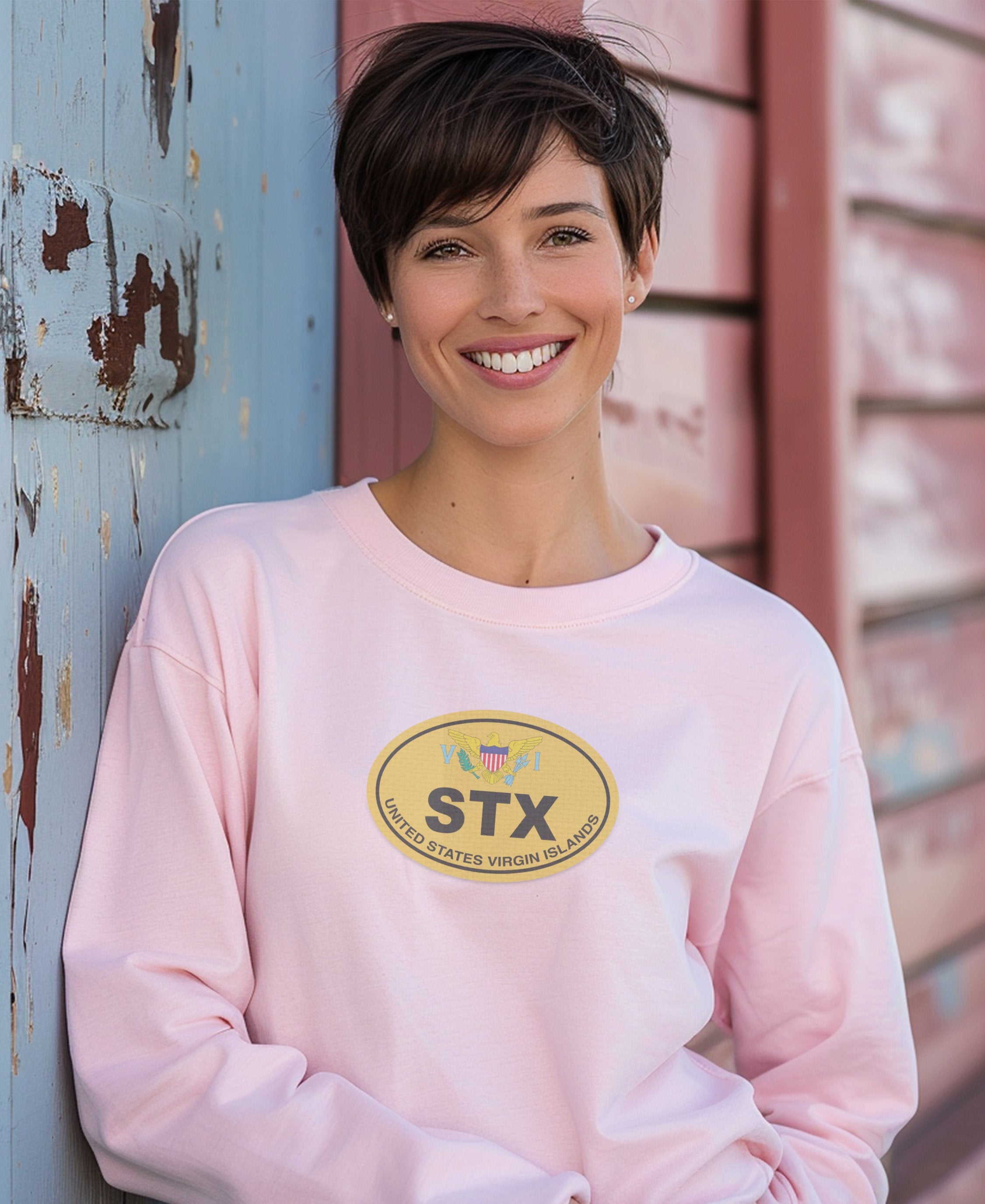 St Croix Coral Reefs & Market Days Womens Long Sleeve T-Shirt