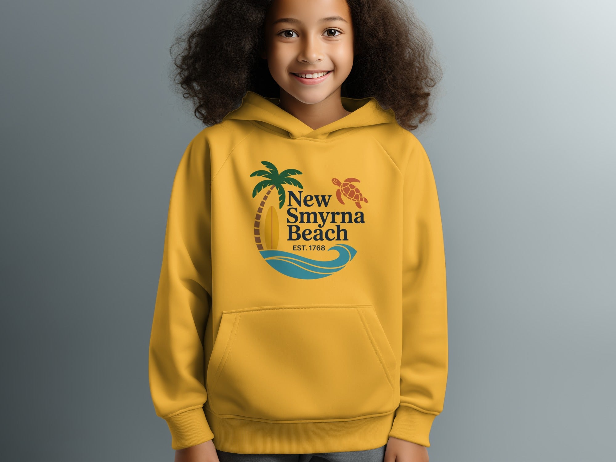 New Smyrna Beach EST 1768 Graphic Hoodie product type
