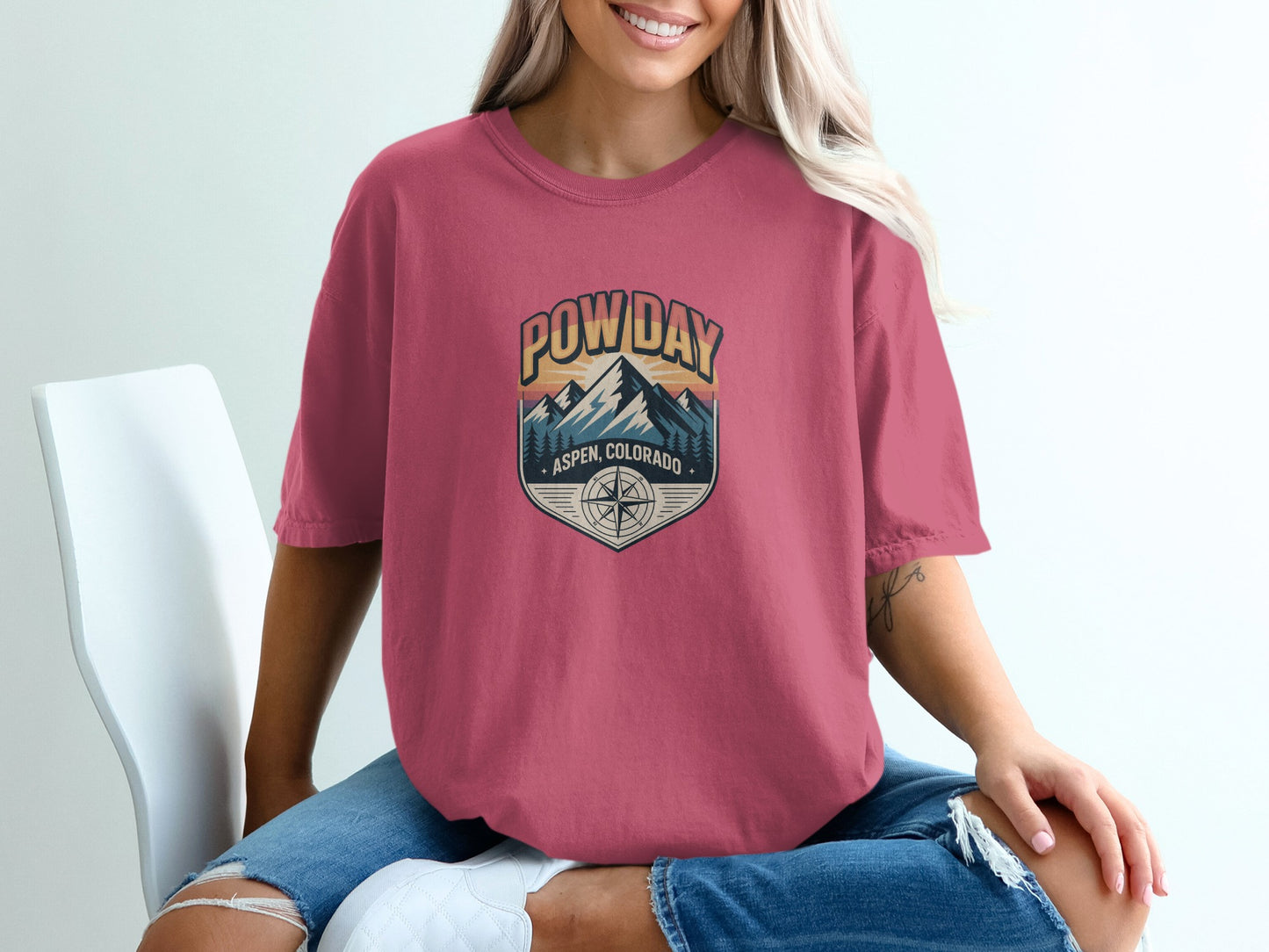Aspen Colorado Powday Graphic T-Shirt product