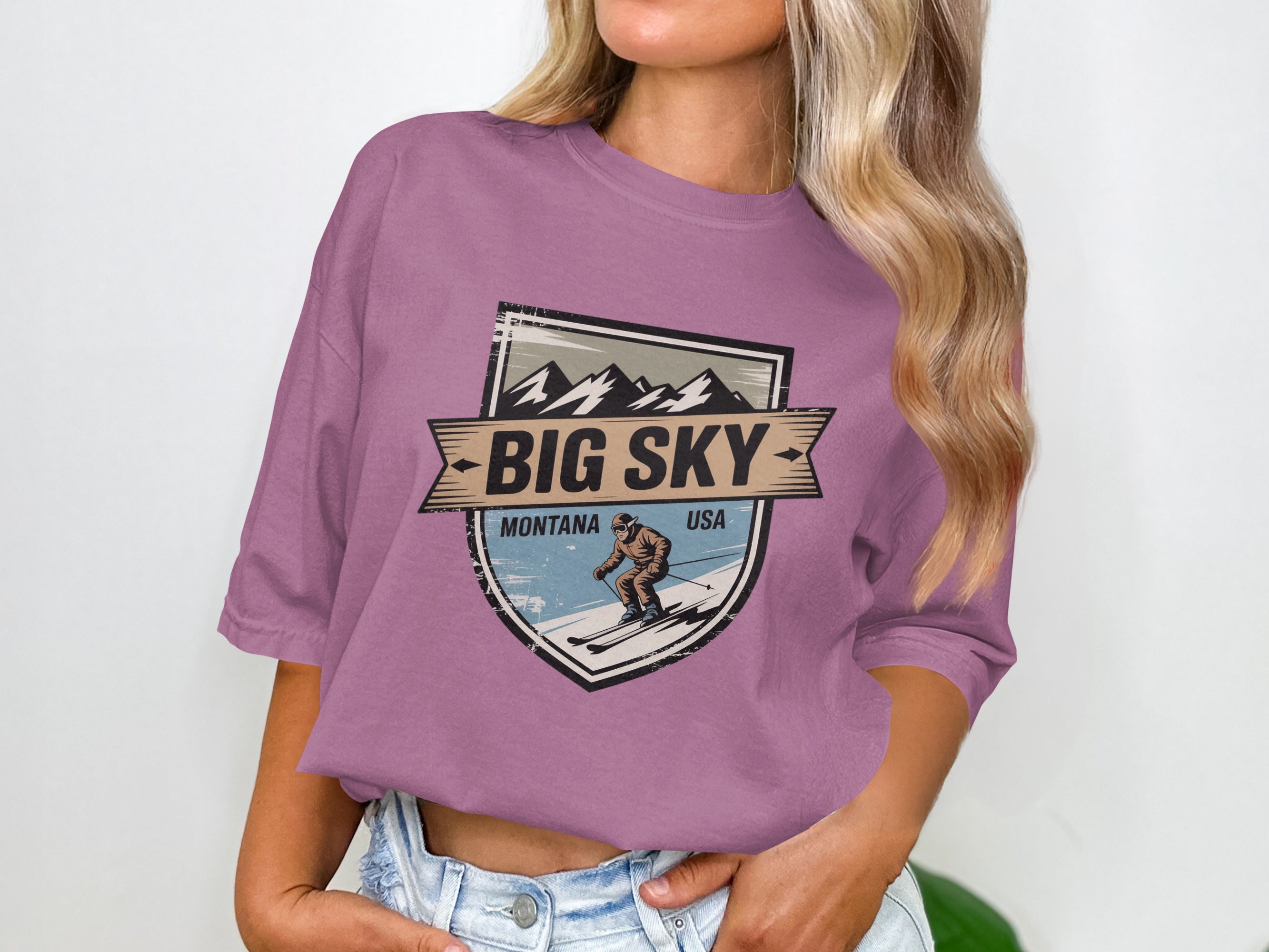 Big Sky Montana USA Graphic Design T-Shirt product type