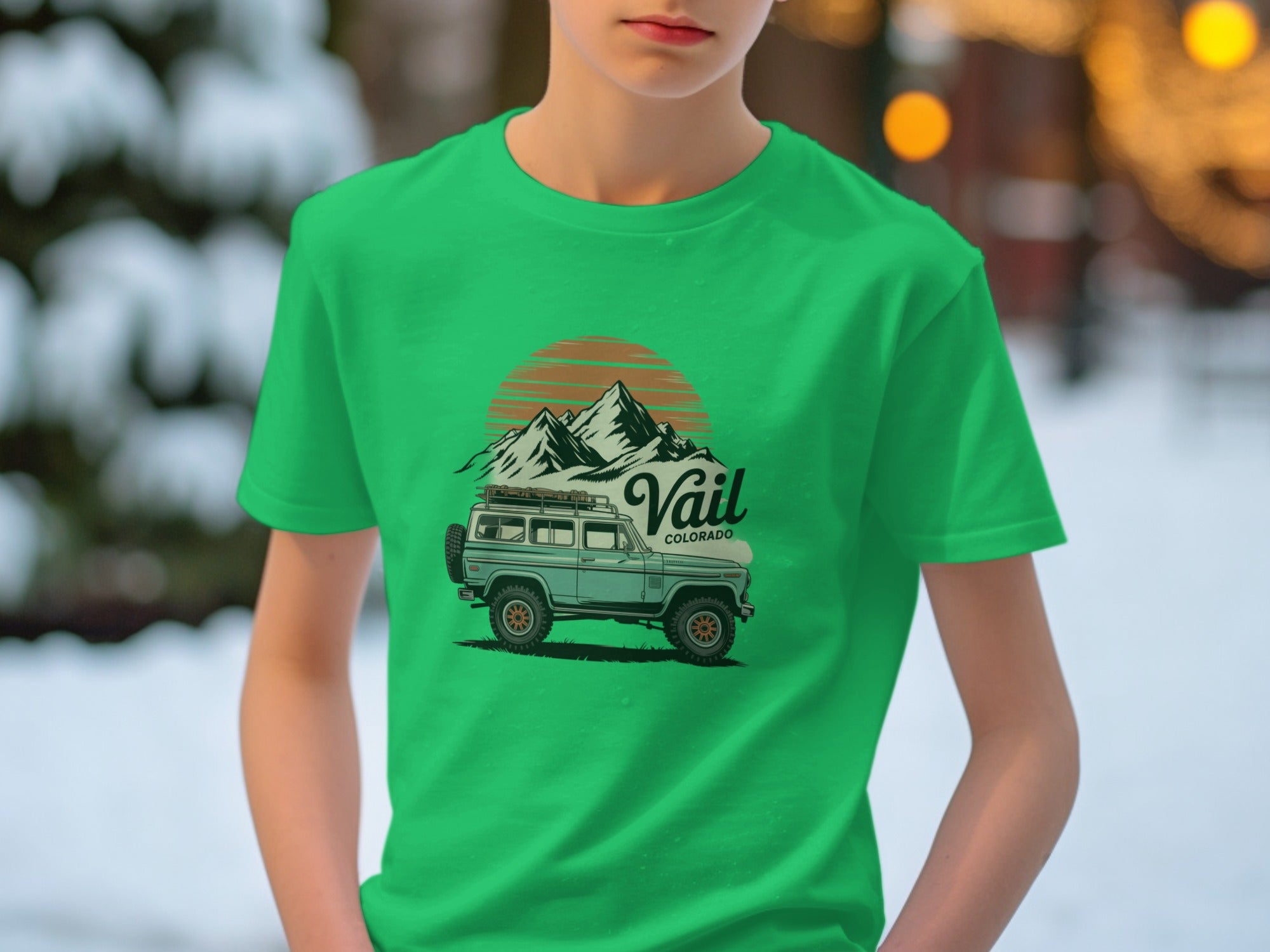 Vail Colorado Mountain Adventure Graphic T-Shirt product