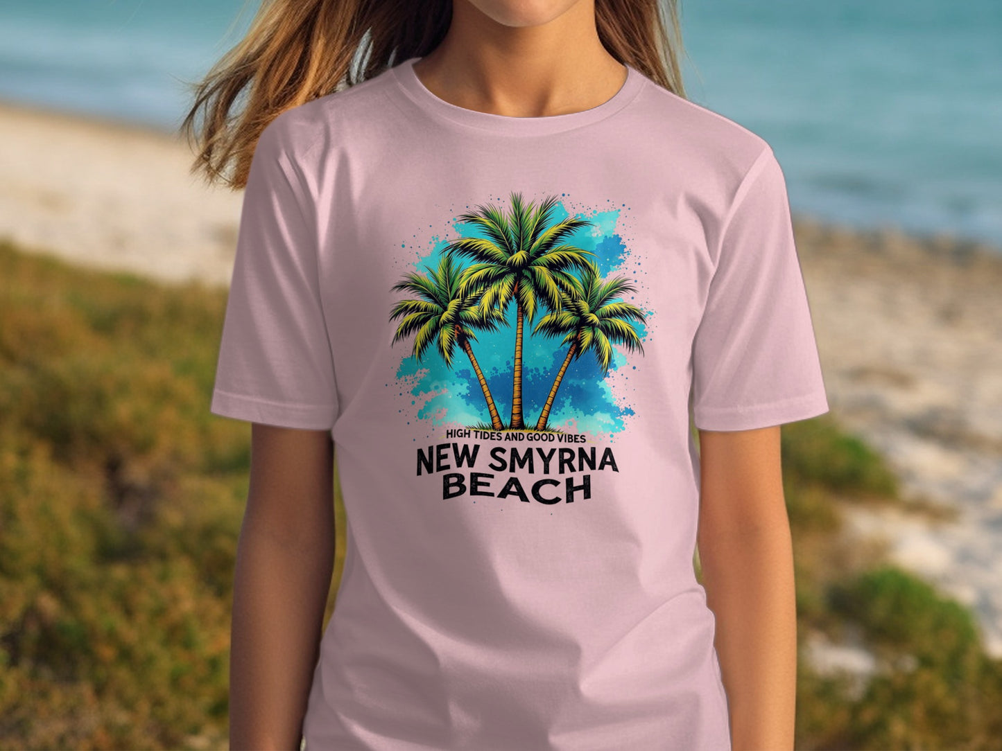 New Smyrna Beach High Tides and Good Vibes T-Shirt product