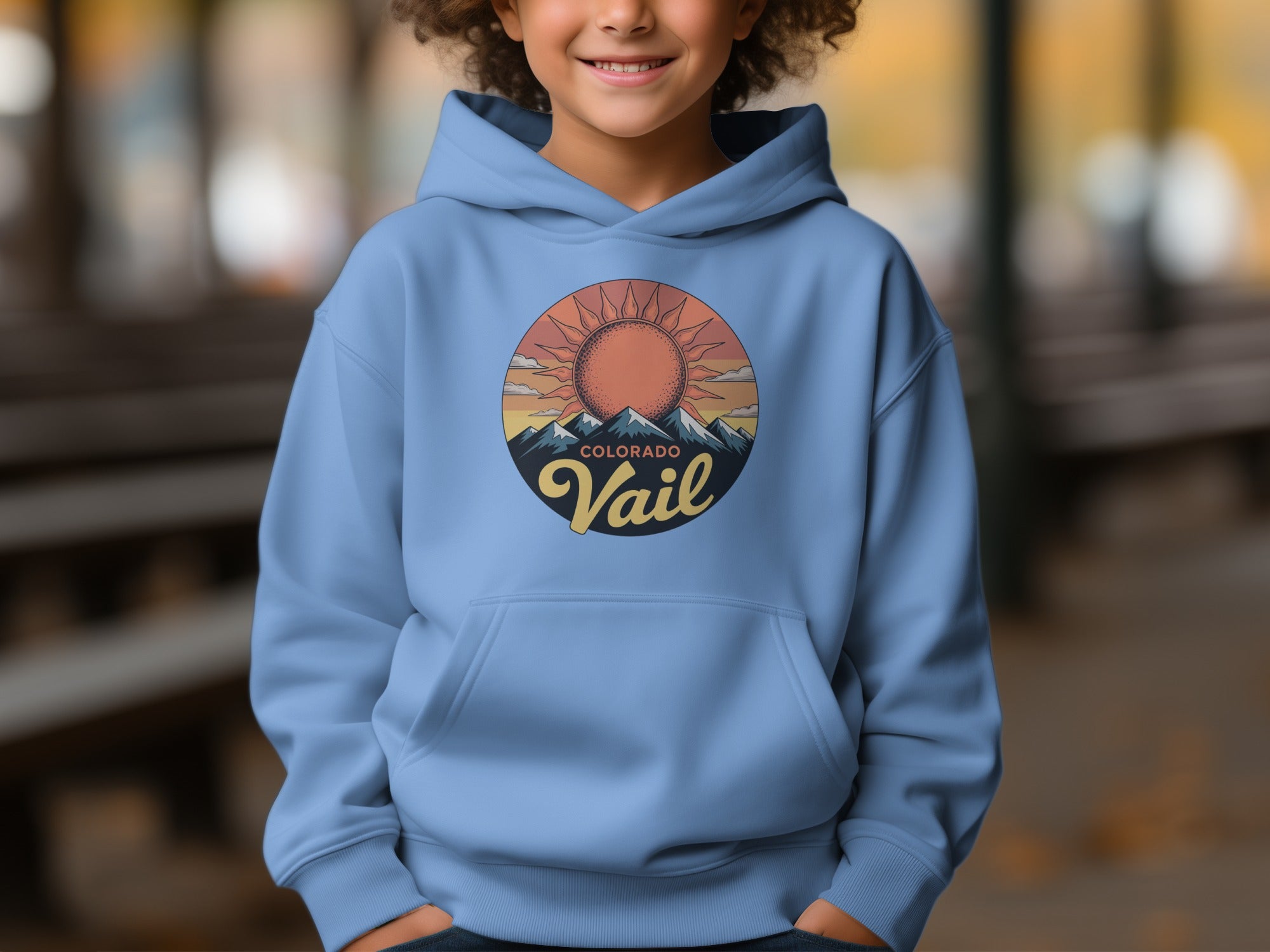 Colorado Vail Sun and Mountains Hoodie product