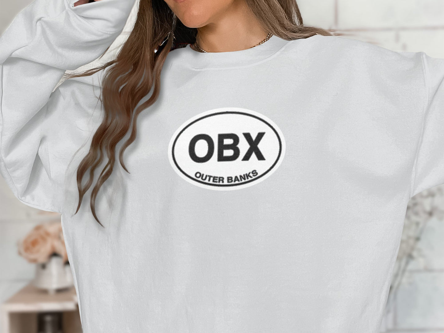 Outer Banks Womens Sweatshirt White