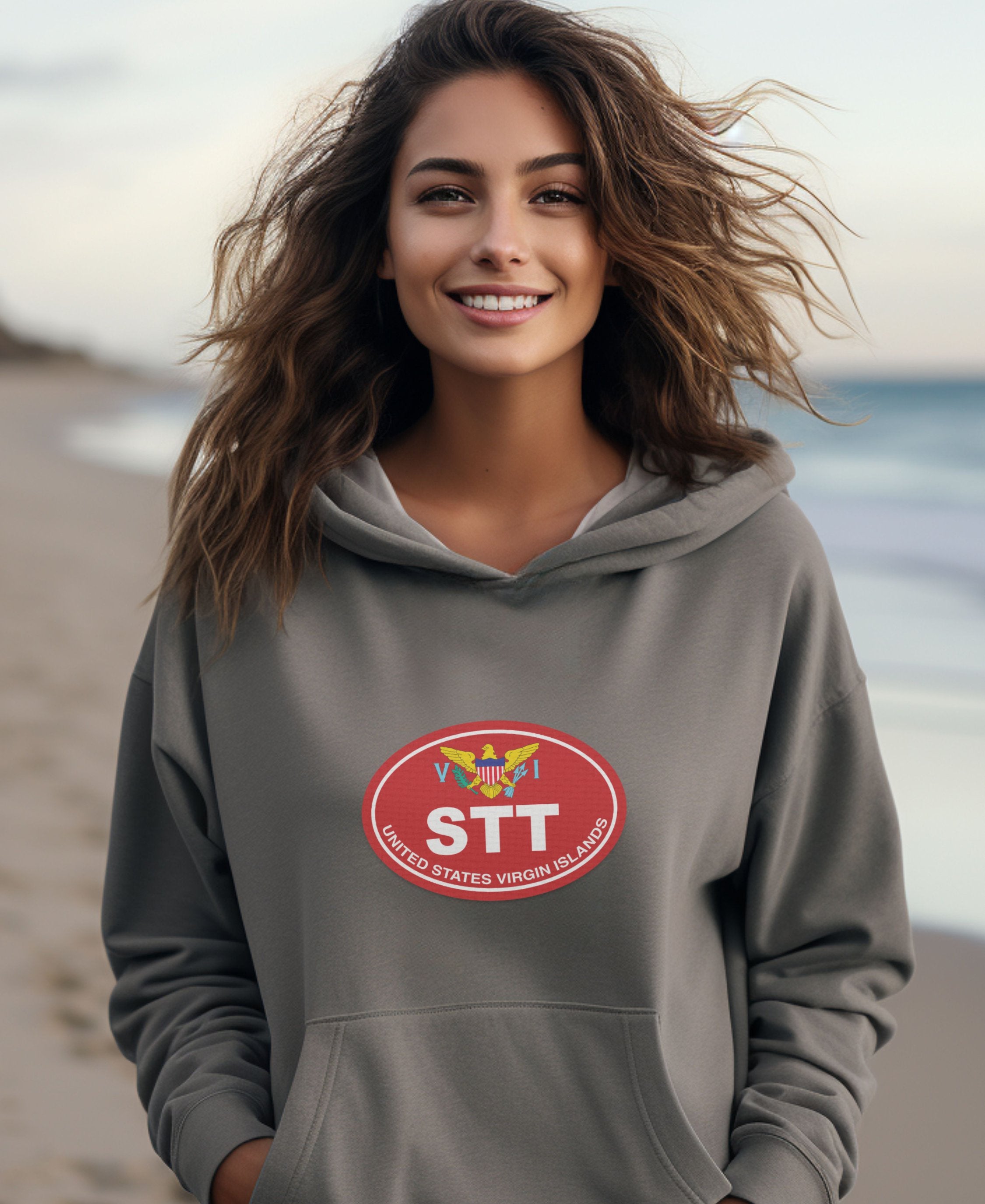 St Thomas Sunset Sails & Music Days Womens Hoodie
