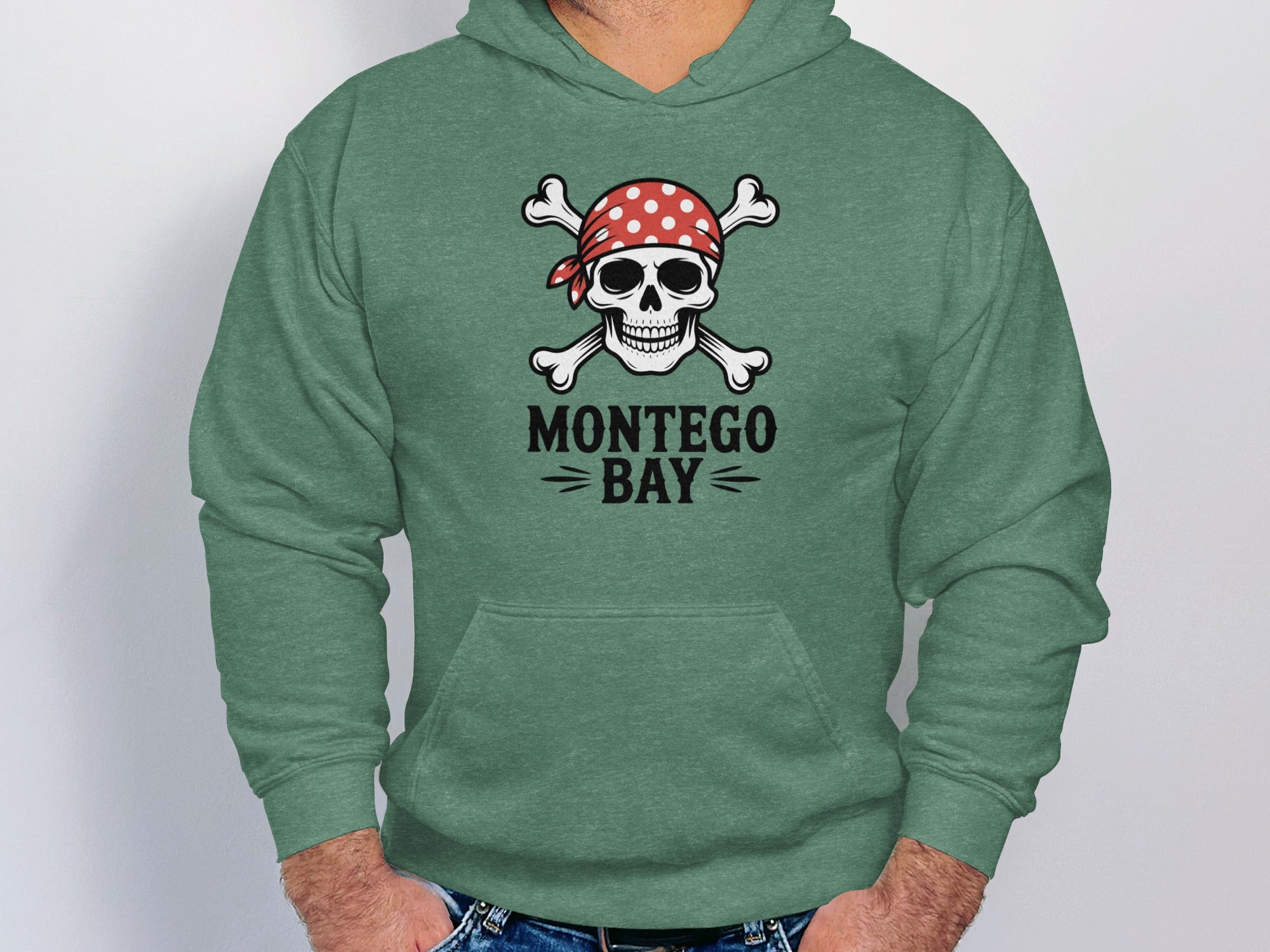 Montego Bay Pirate Skull Hoodie Product