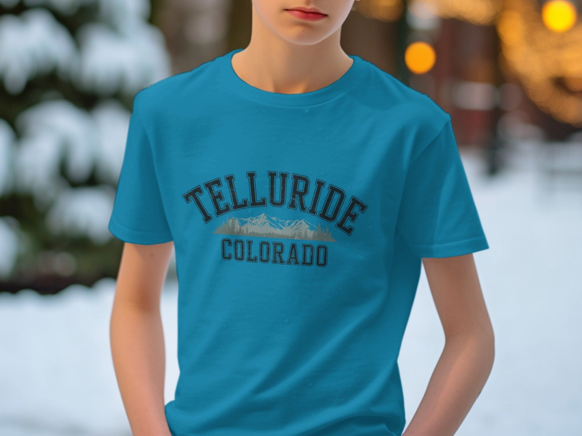 Telluride Colorado Mountain Design T-Shirt