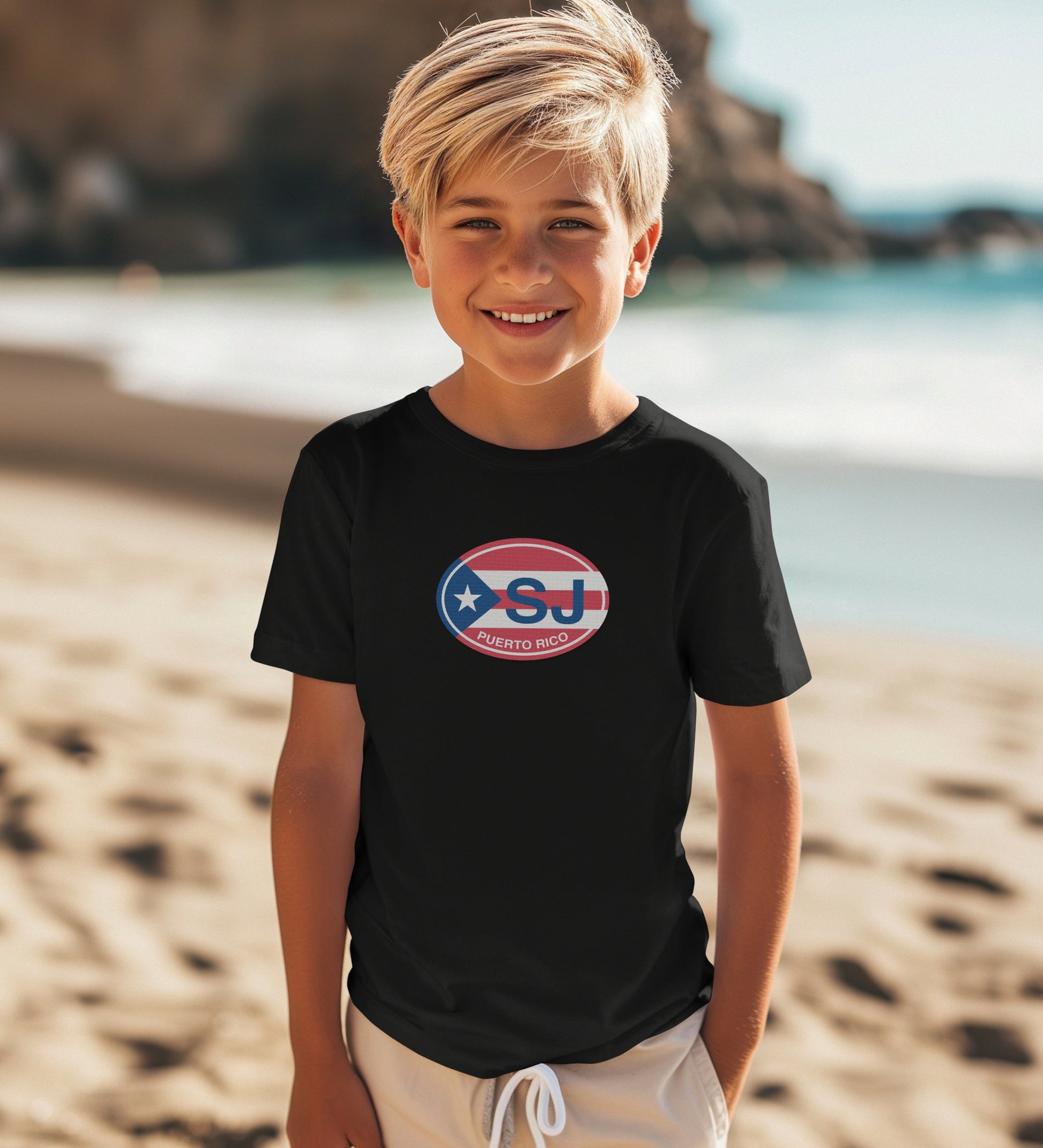 Stylish SJ Puerto Rico Emblem Youth Shirt product