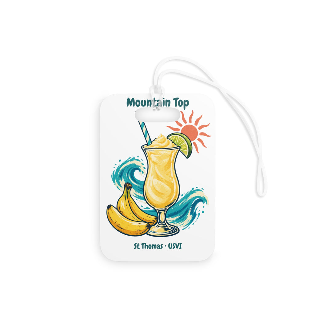 Mountain Top St. Thomas USVI Double-Sided Luggage Tag
