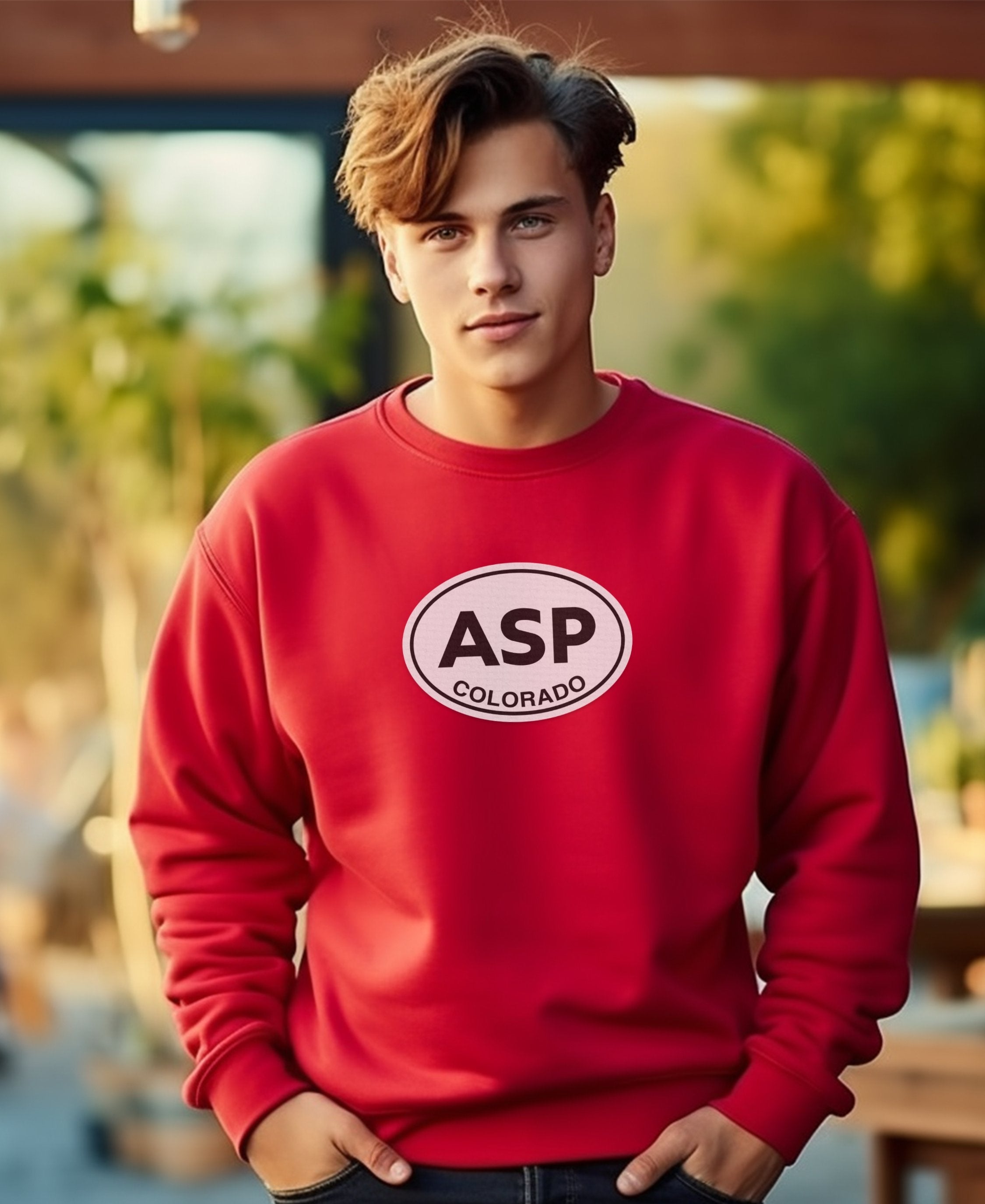 ASP Colorado Design Red Crewneck Sweater product