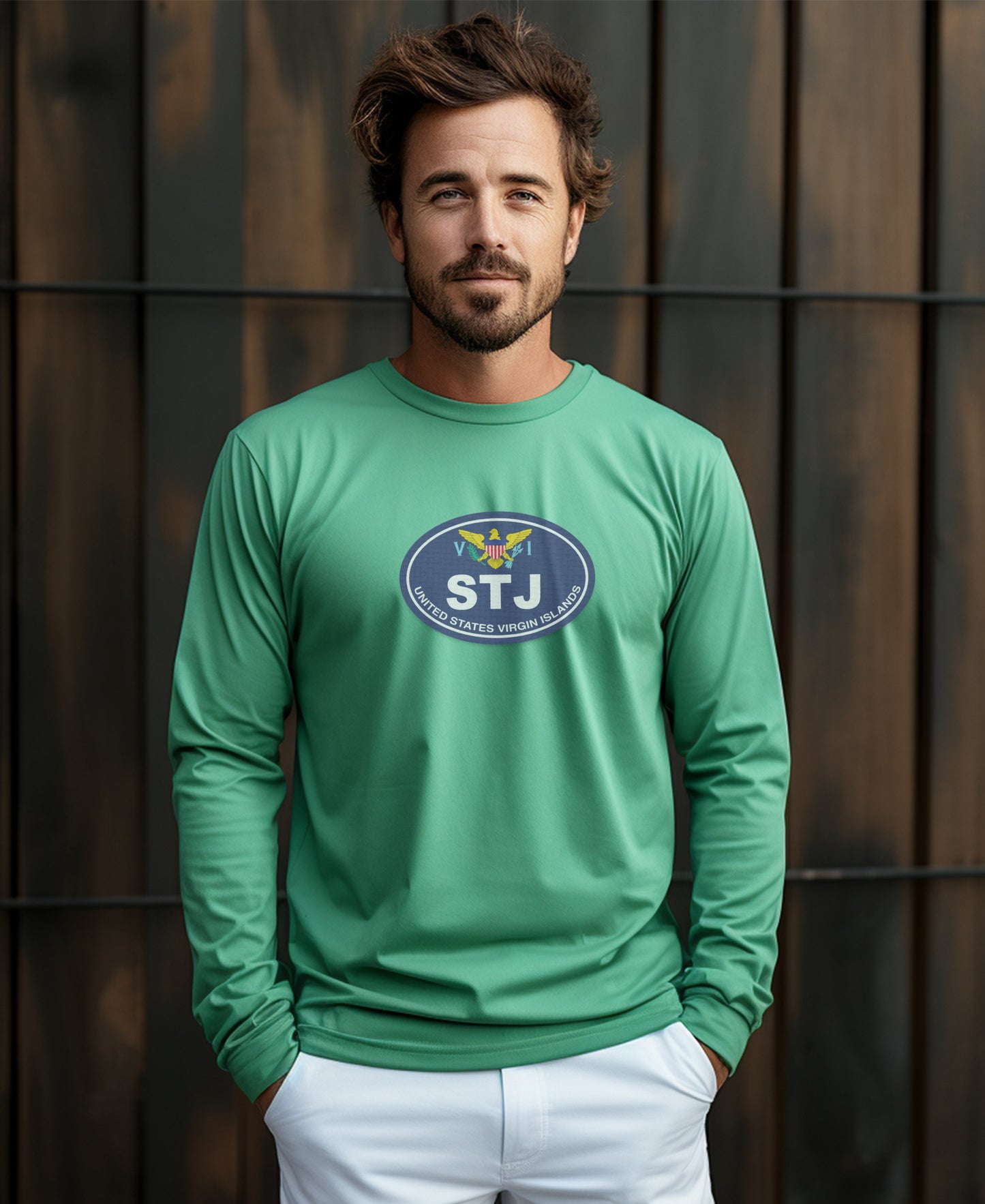 St John Virgin Islands National Park and Beach Serenity Mens Long Sleeve T Shirt