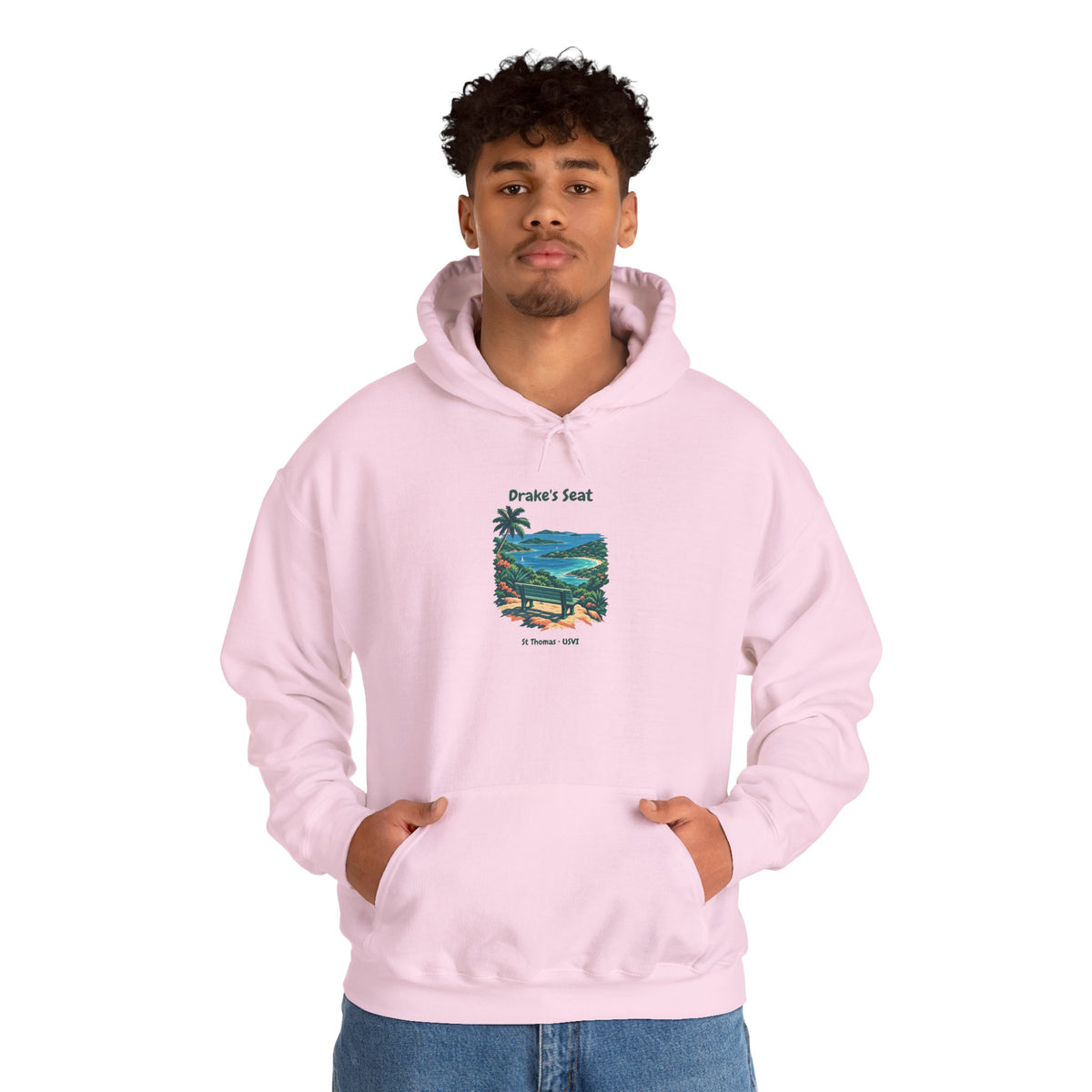 Drake's Seat St. Thomas USVI Gildan 18500 Hoodie